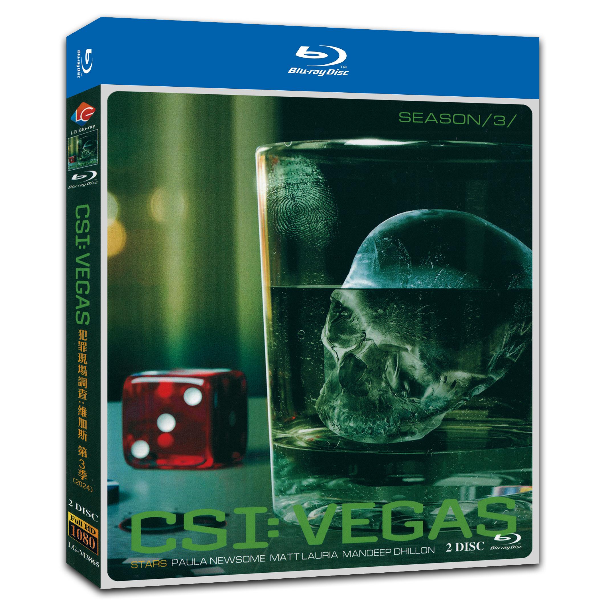 CSI: Vegas Season 3‎ (2024) 2-Disc Movie Box Set for Gift Collection Blu-ray