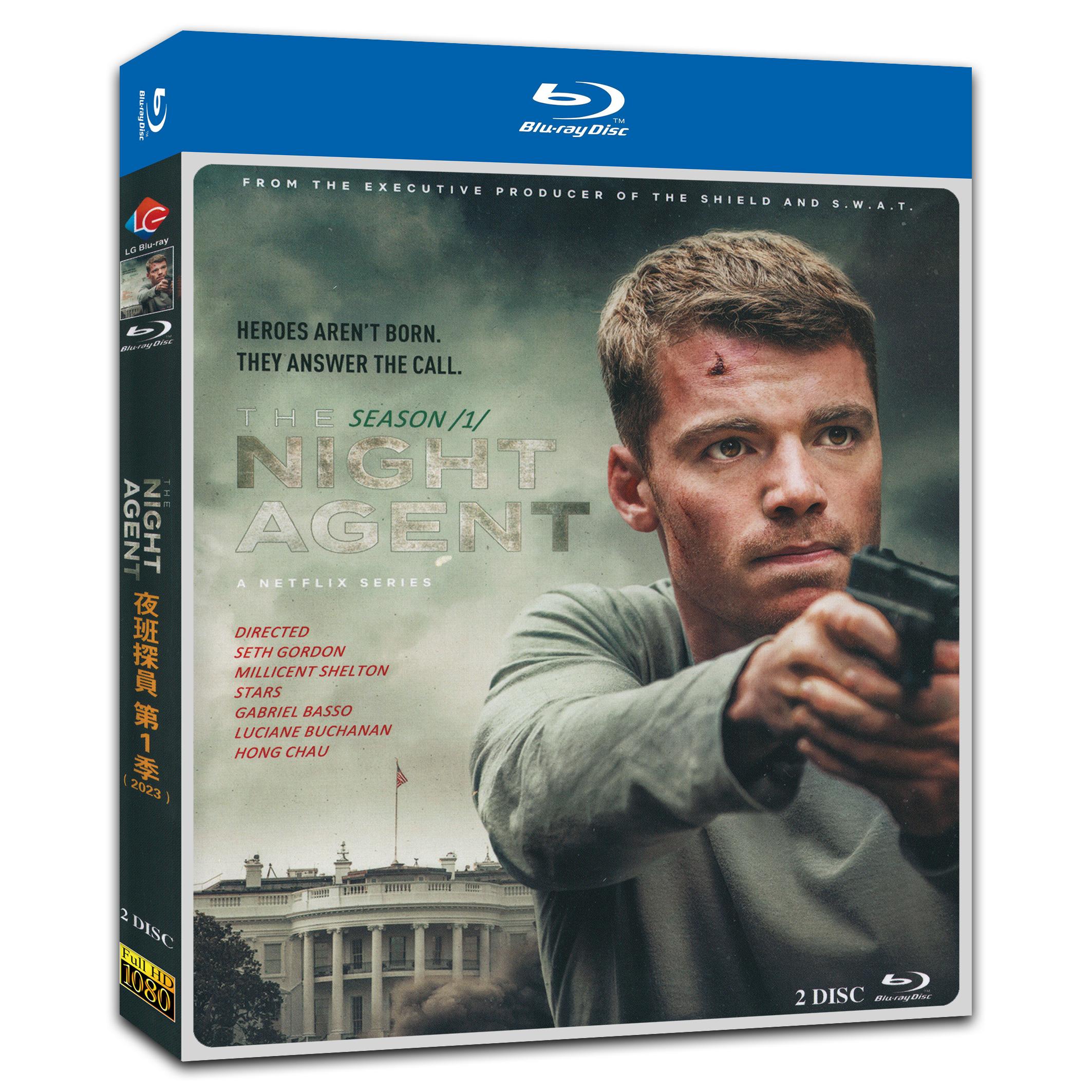 The Night Agent Season 1‎ (2023) 2-Disc Movie Box Set for Gift Collection Blu-ray