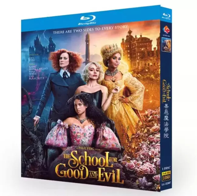 The School for Good and Evil‎ (2022) 1-Disc Movie Box Set for Gift Collection Blu-ray