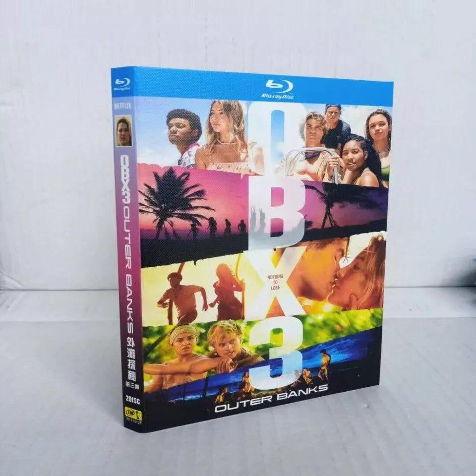 Outer Banks Season 3‎ (2023) 2-Disc Movie Box Set for Gift Collection Blu-ray