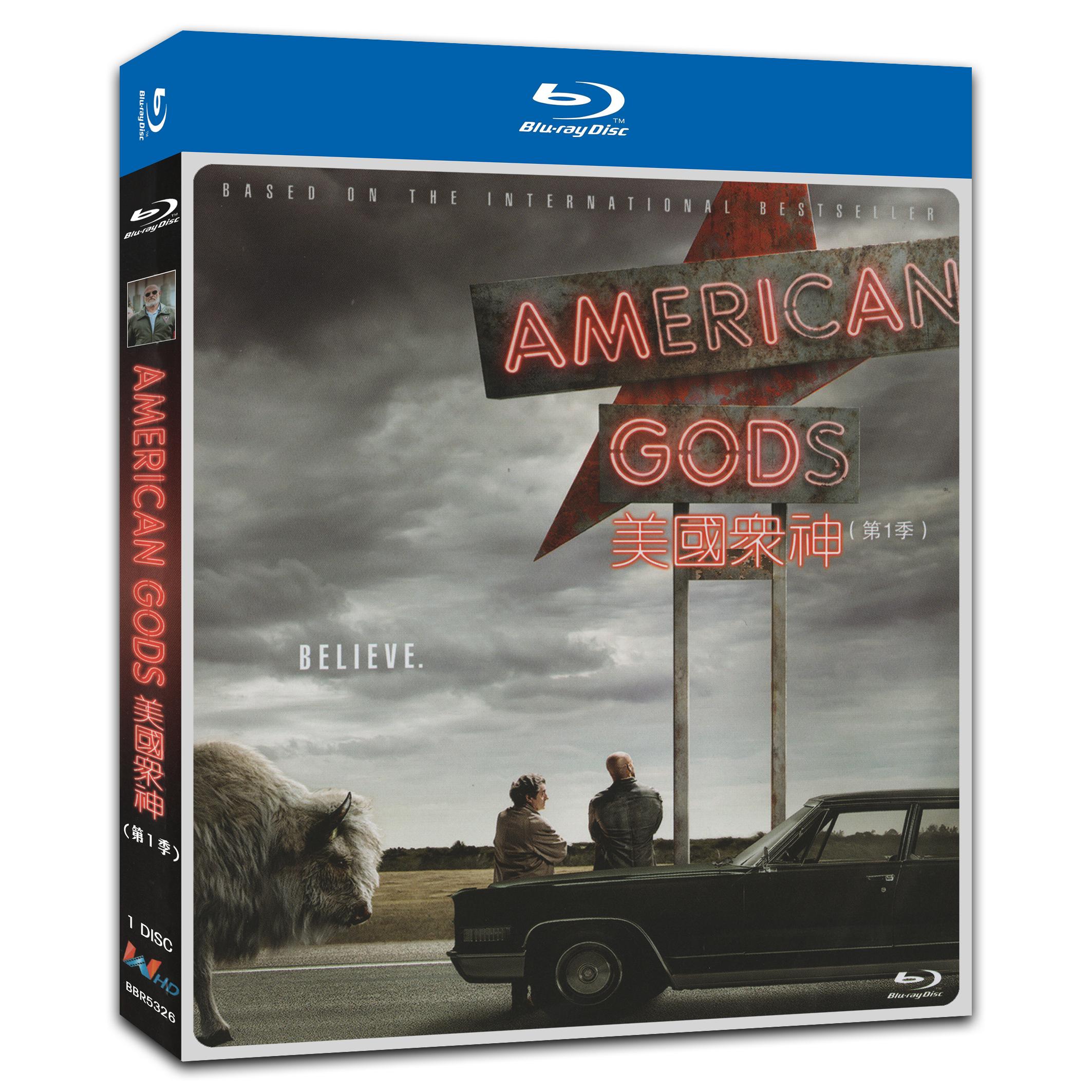 American Gods Season 1‎ (2017) 1-Disc Movie Box Set for Gift Collection Blu-ray