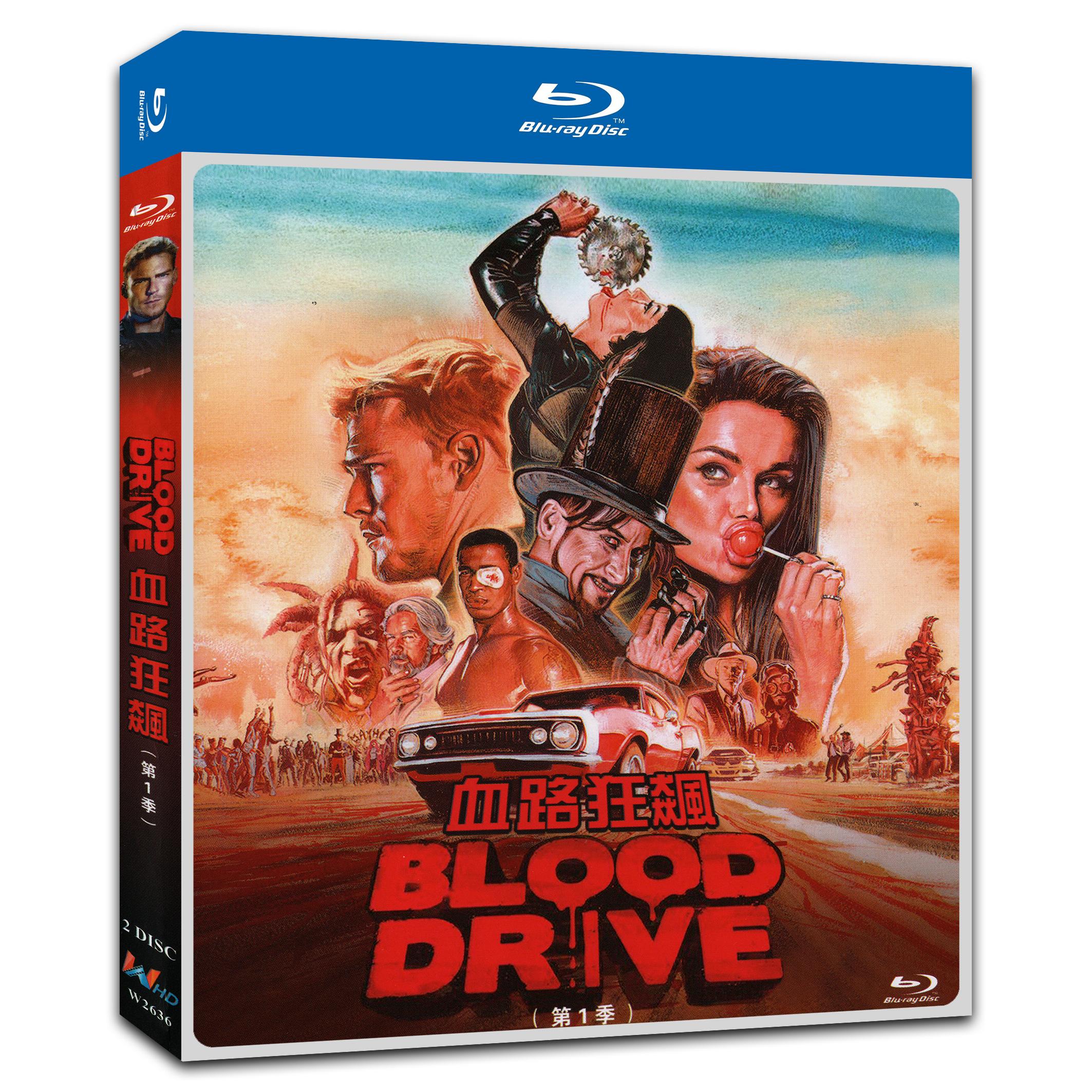 Blood Drive‎ (2017) 2-Disc Movie Box Set for Gift Collection Blu-ray
