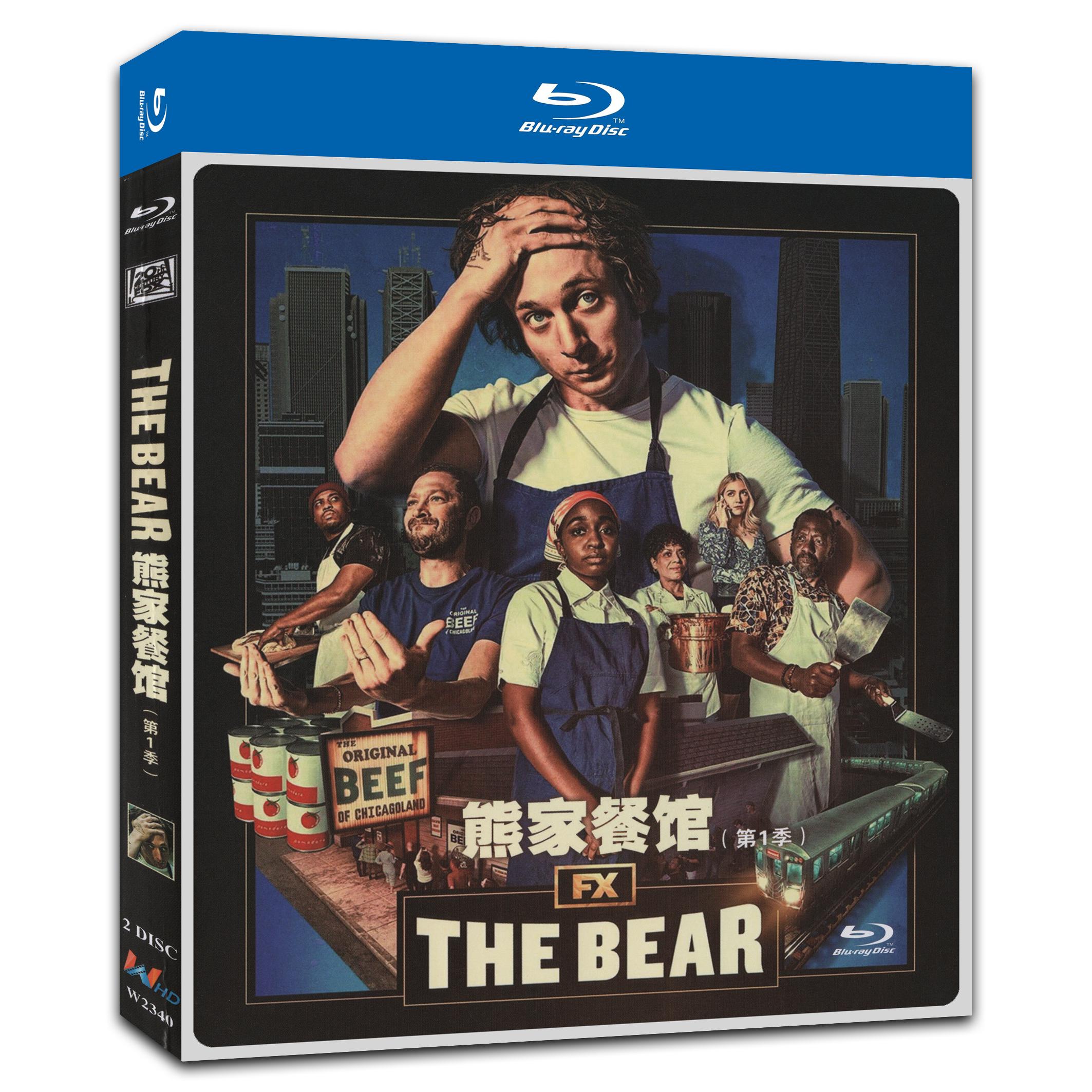 The Bear Season 1‎ (2022) 2-Disc Movie Box Set for Gift Collection Blu-ray