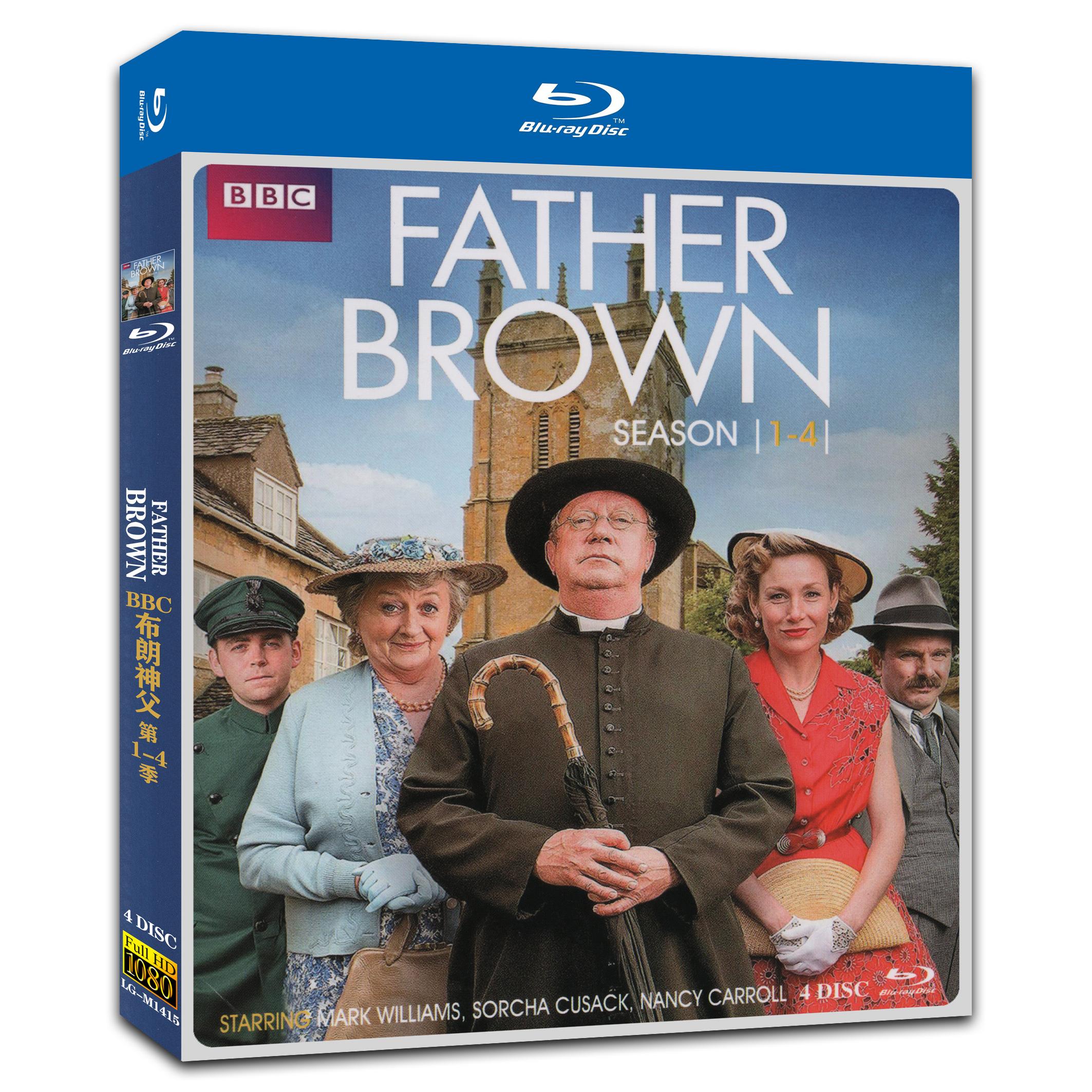 Father Brown Season 1‎-4 4-Disc Movie Box Set for Gift Collection Blu-ray