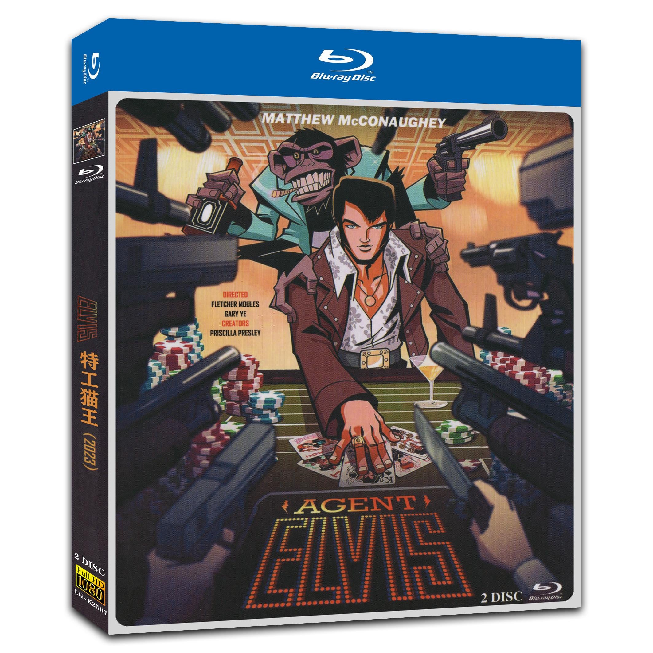 Agent Elvis‎ (2023) 2-Disc Movie Box Set for Gift Collection Blu-ray