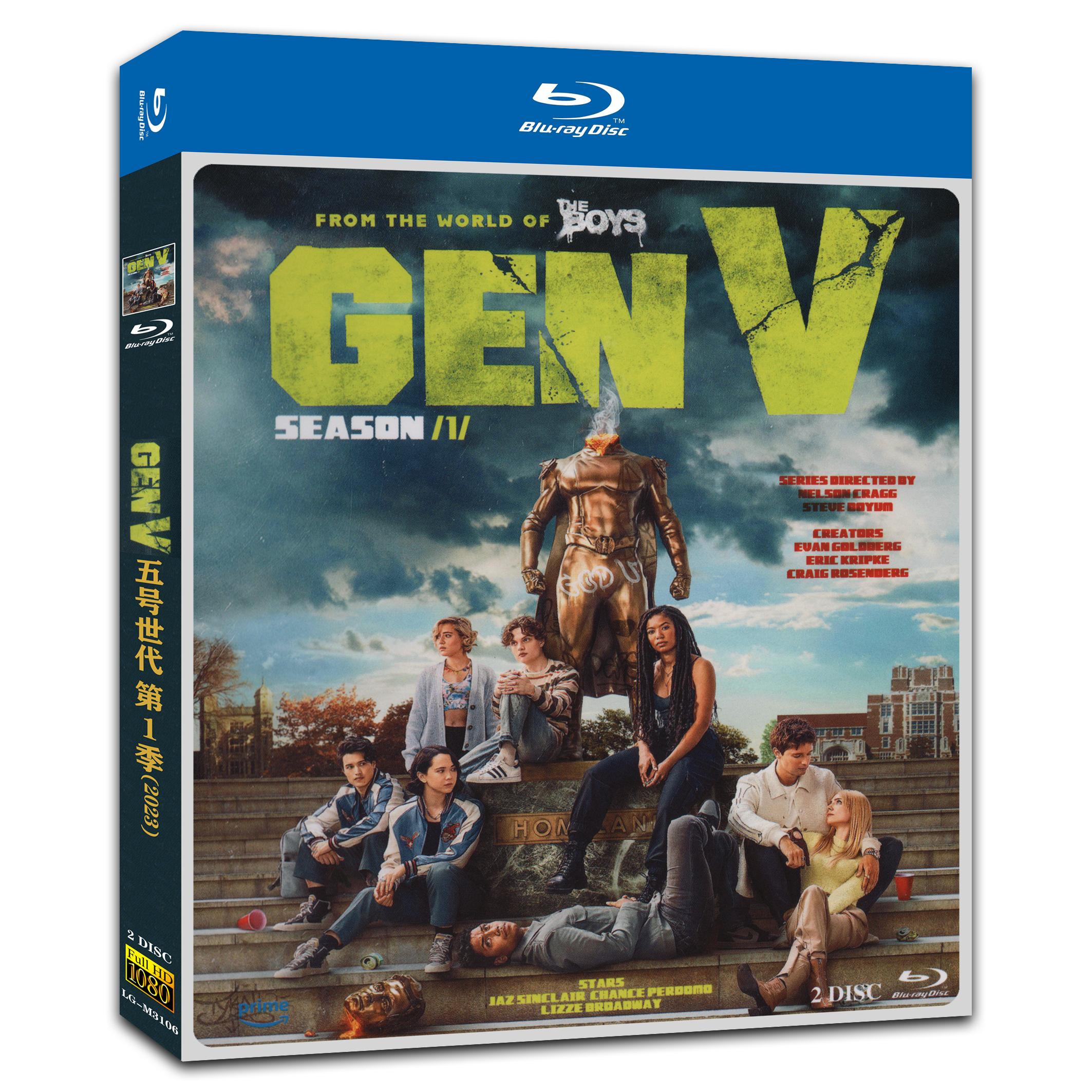 Gen V Season 1‎ (2023) 2-Disc Movie Box Set for Gift Collection Blu-ray