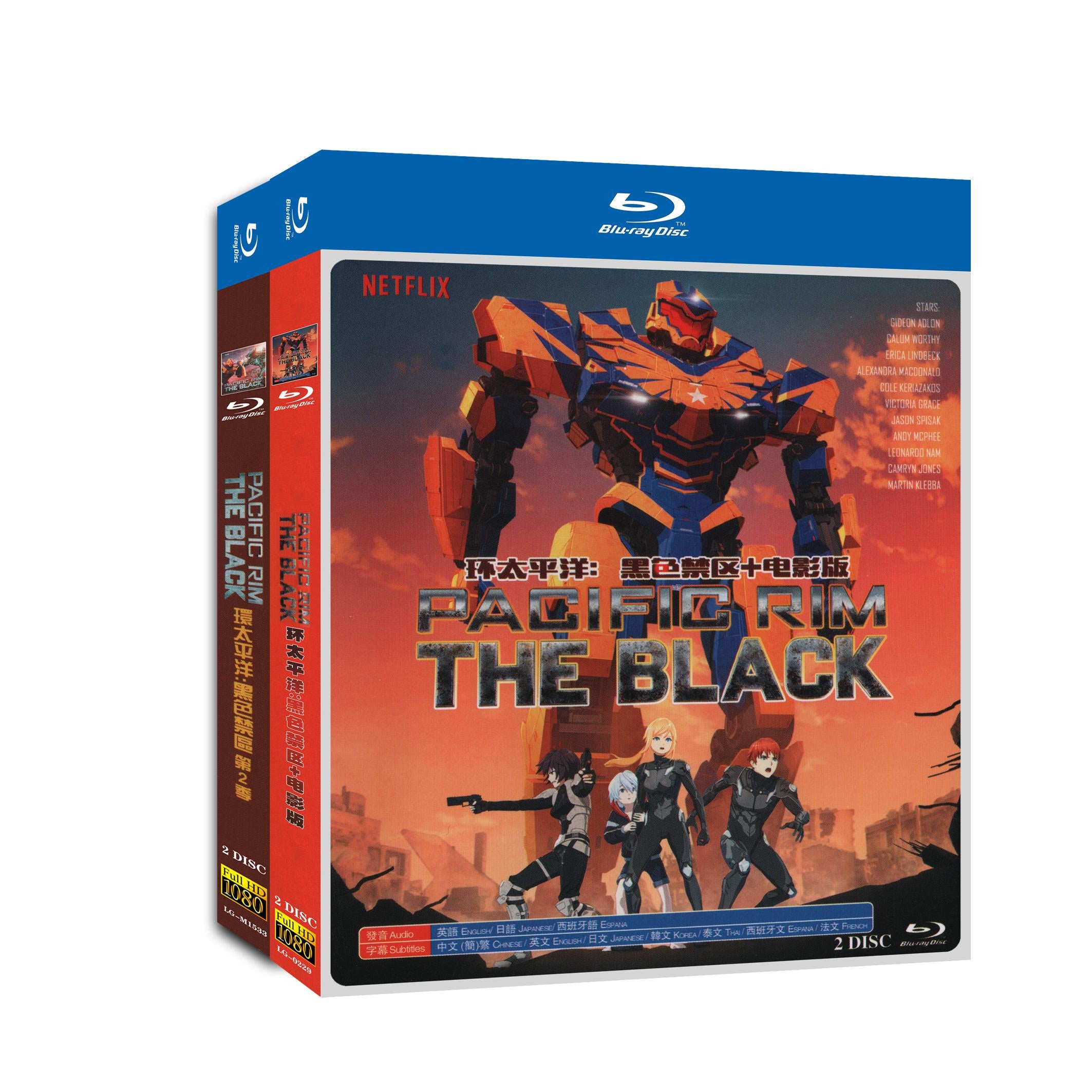 Pacific Rim: The Black Season 1‎+2 4-Disc Movie Box Set for Gift Collection Blu-ray