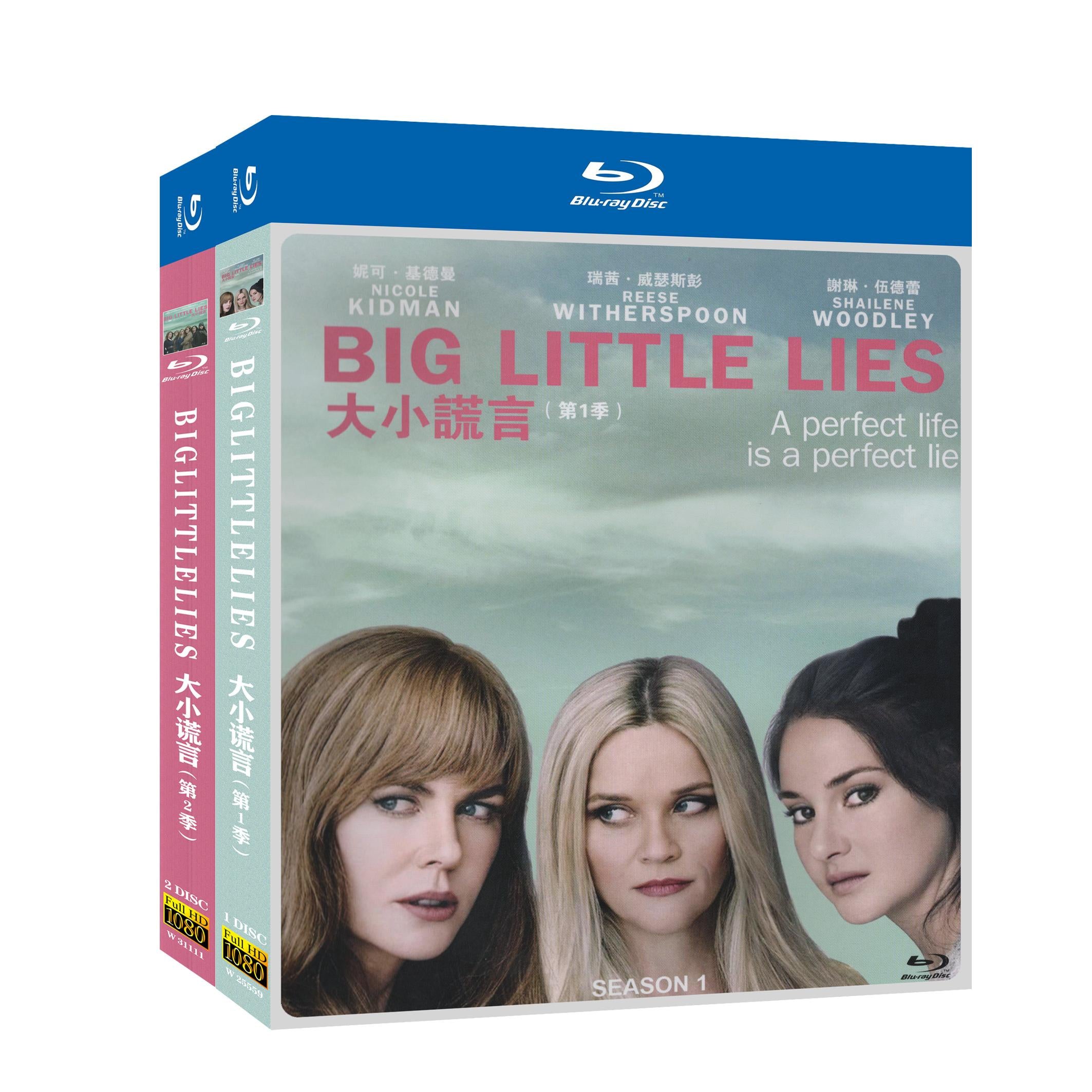 Big Little Lies Season 1‎+2 3-Disc Movie Box Set for Gift Collection Blu-ray