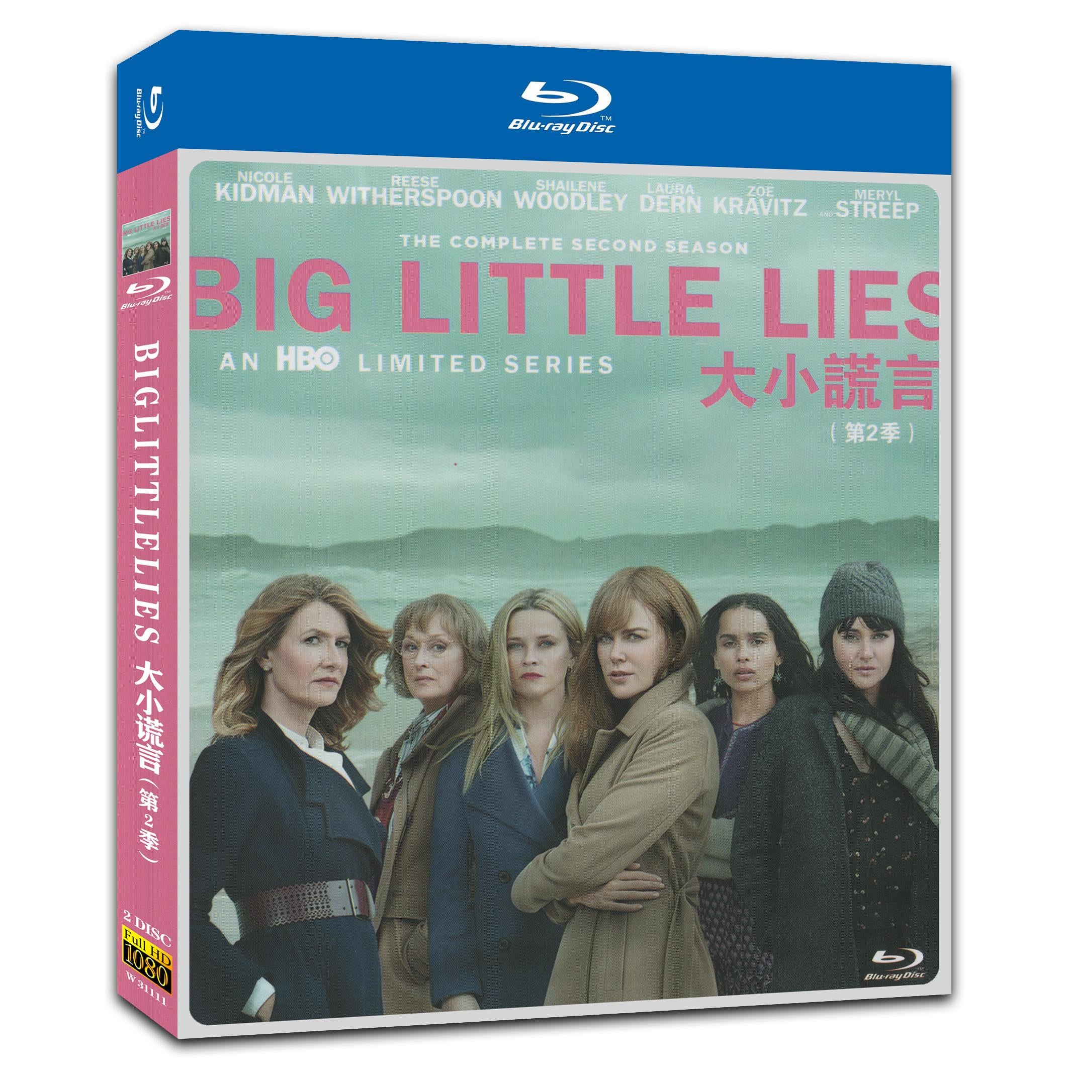 Big Little Lies Season 2‎ (2019) 2-Disc Movie Box Set for Gift Collection Blu-ray