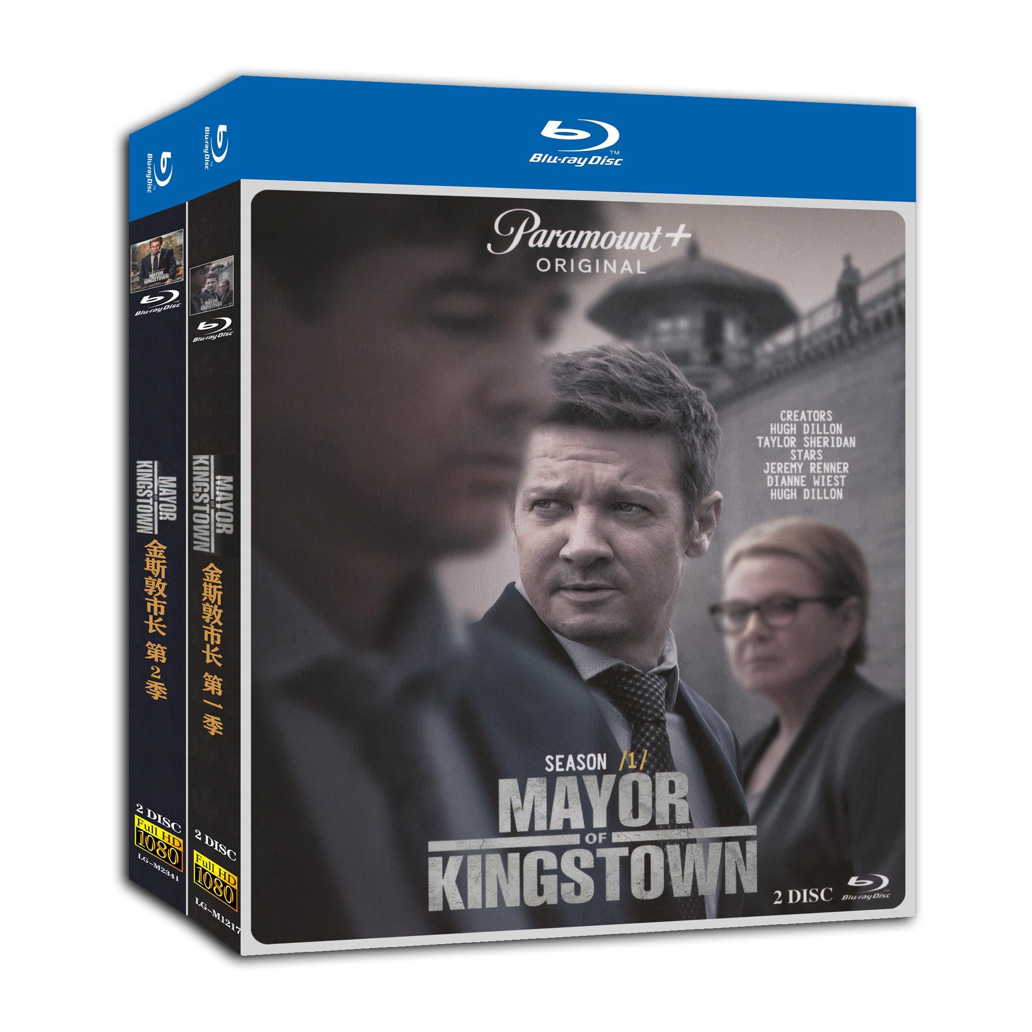 Mayor of Kingstown Season 1‎+2 4-Disc Movie Box Set for Gift Collection Blu-ray