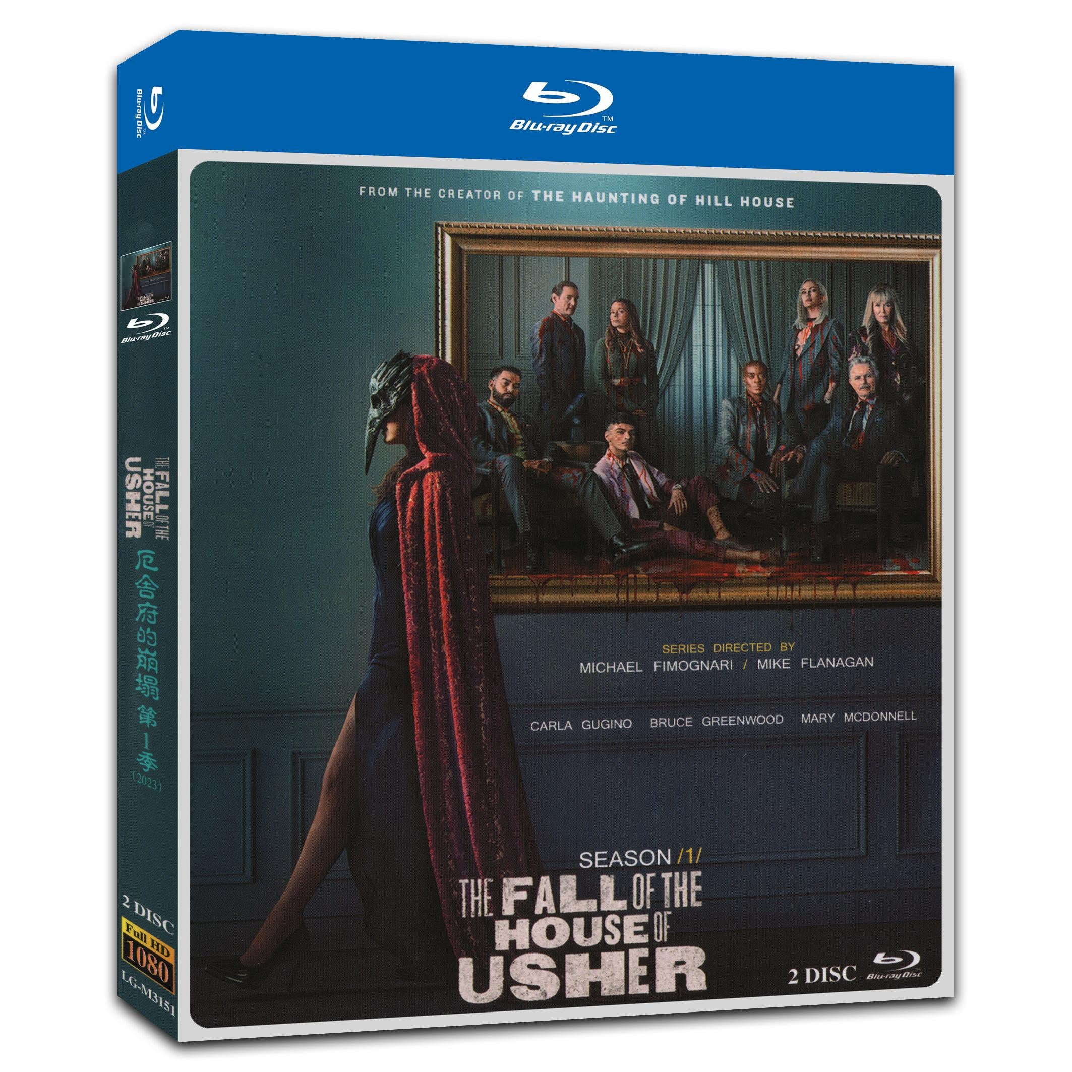 The Fall of the House of Usher‎ (2023) 2-Disc Movie Box Set for Gift Collection Blu-ray