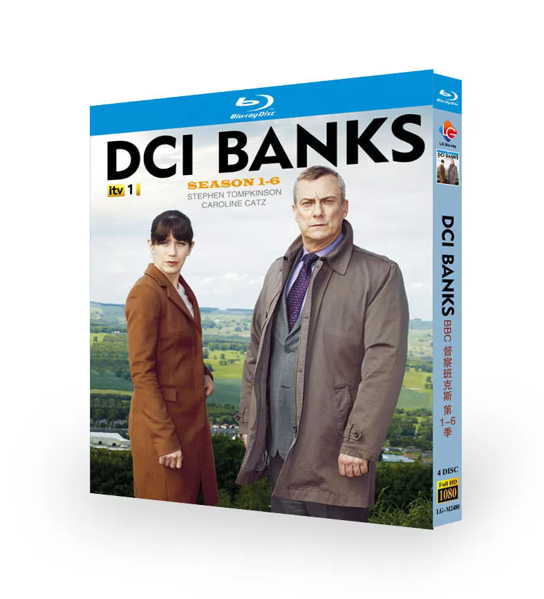 DCI Banks Season 1‎-6 4-Disc Movie Box Set for Gift Collection Blu-ray