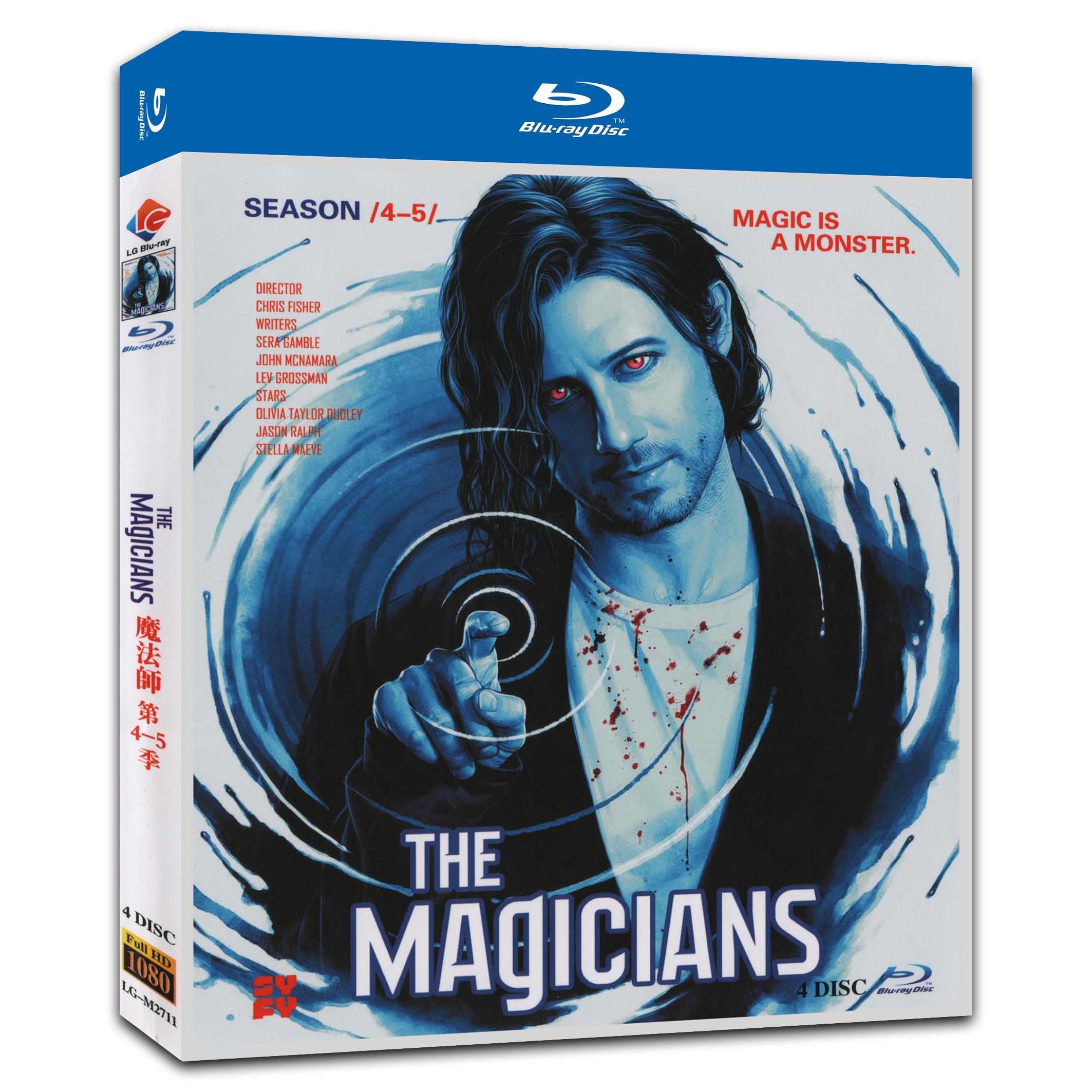 The Magicians Season 4-5 4-Disc Movie Box Set for Gift Collection Blu-ray