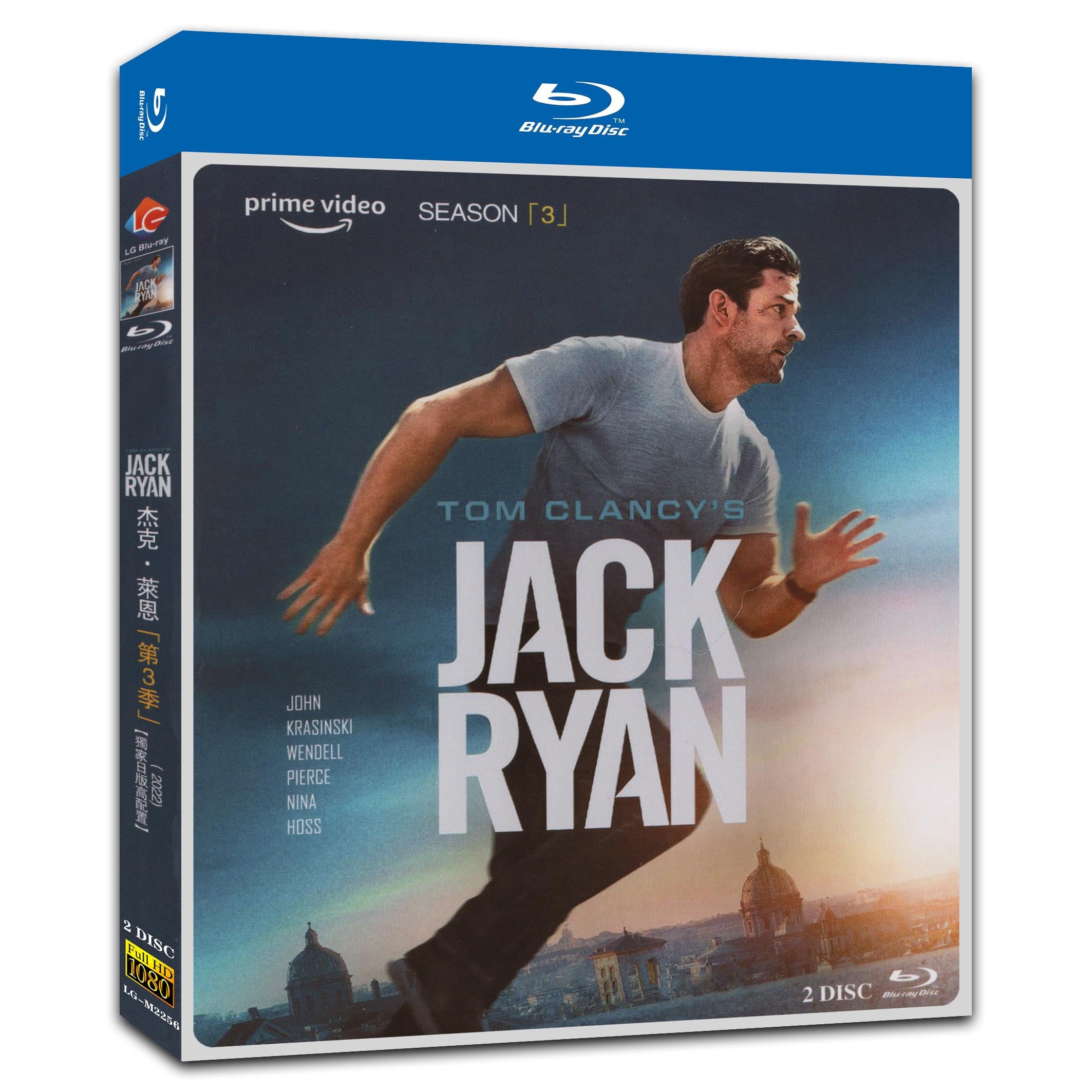 Jack Ryan Season 3‎ (2022) 2-Disc Movie Box Set for Gift Collection Blu-ray