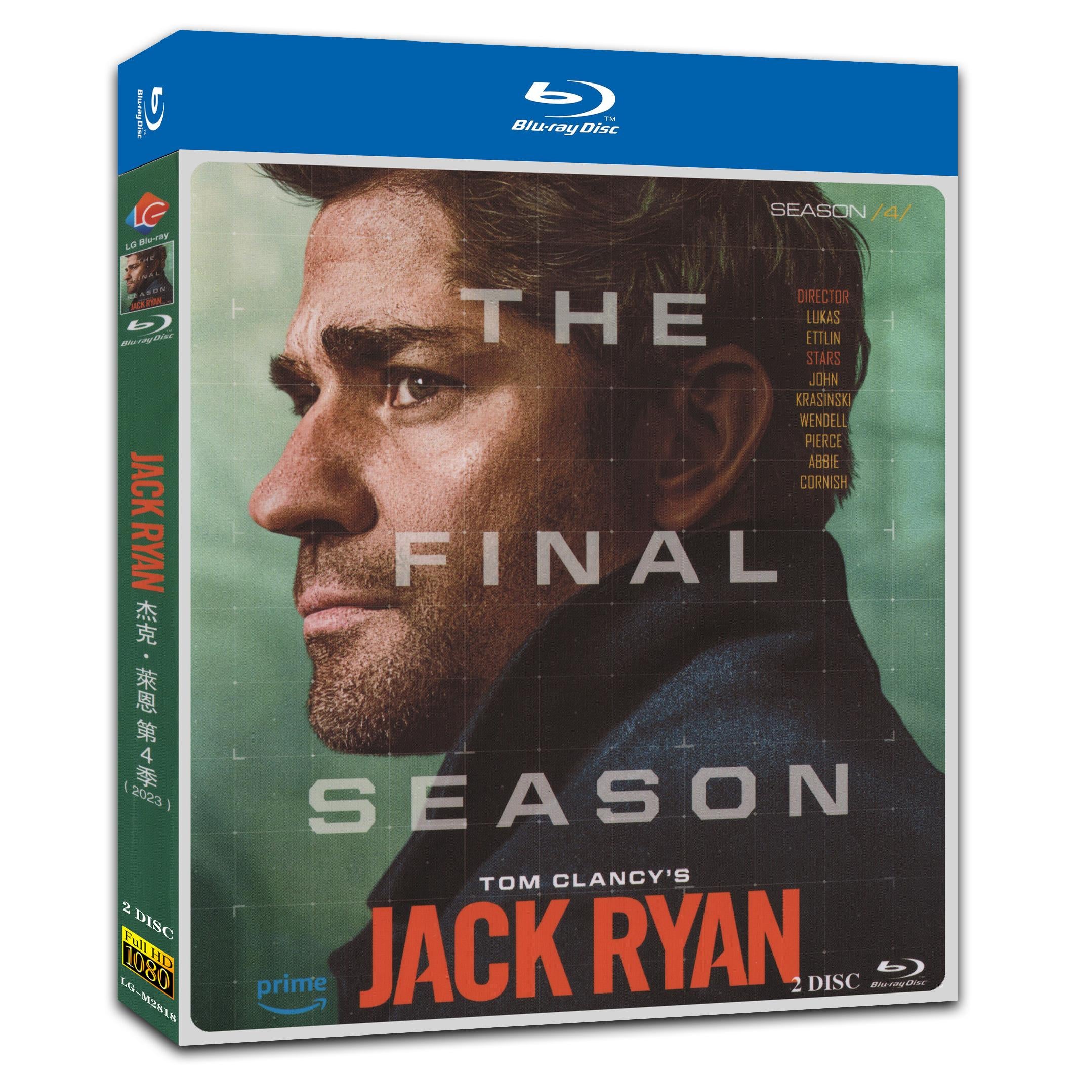 Jack Ryan Season 4‎ (2023) 2-Disc Movie Box Set for Gift Collection Blu-ray