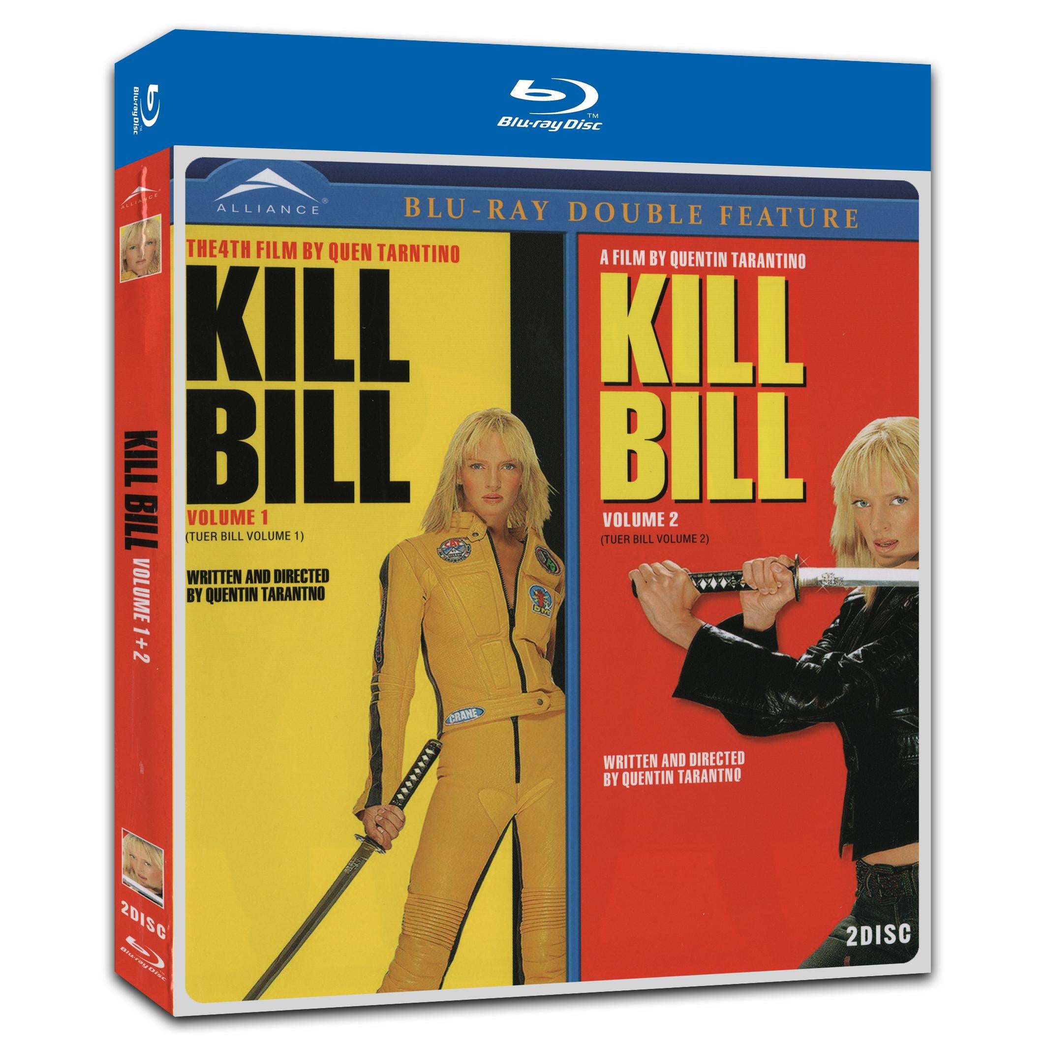 Kill Bill: Vol. 1+2‎ 2-Disc Movie Box Set for Gift Collection Blu-ray
