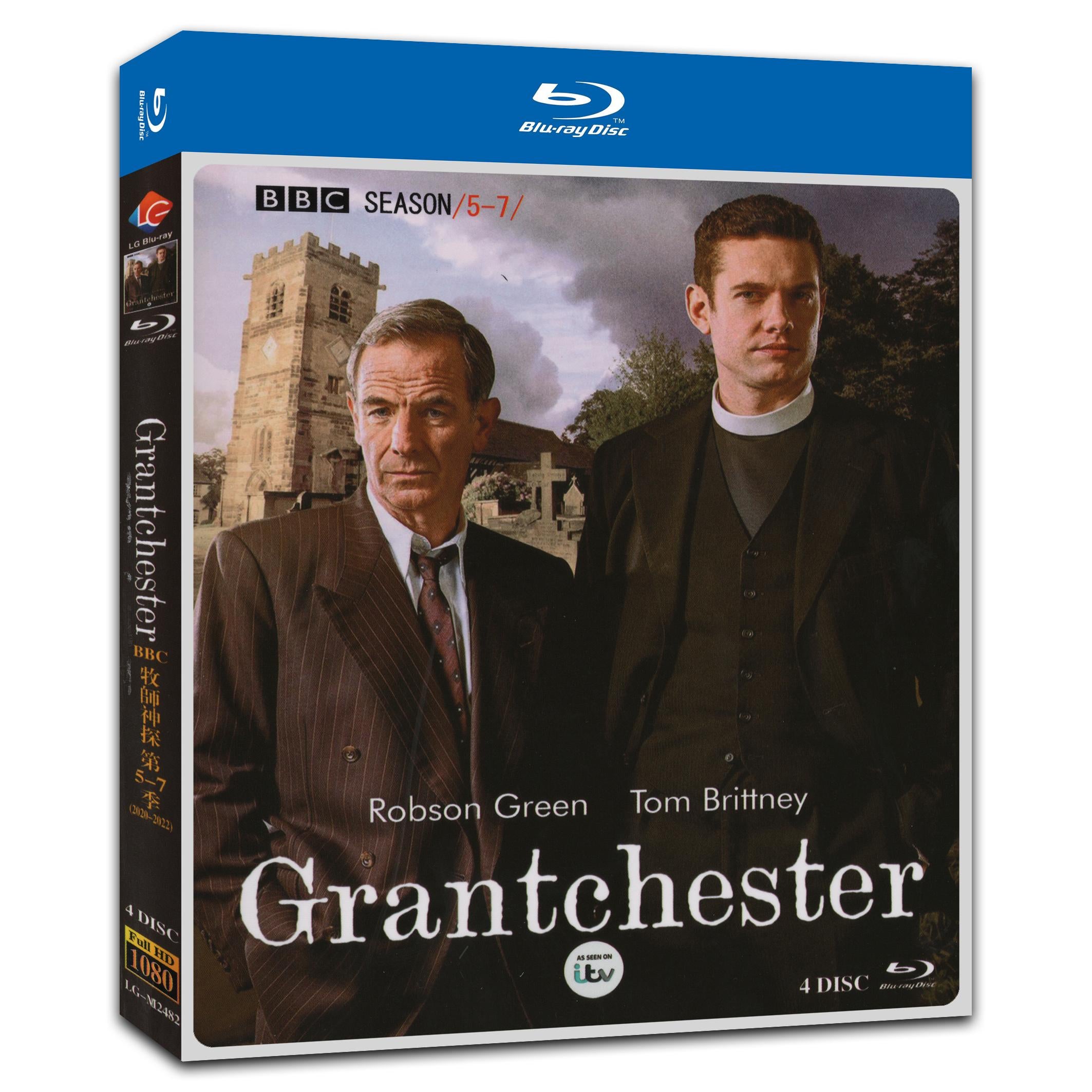 Grantchester Season 5-7 4-Disc Movie Box Set for Gift Collection Blu-ray