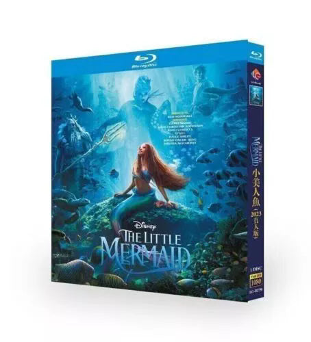 The Little Mermaid‎ (2023) 1-Disc Movie Box Set for Gift Collection Blu-ray
