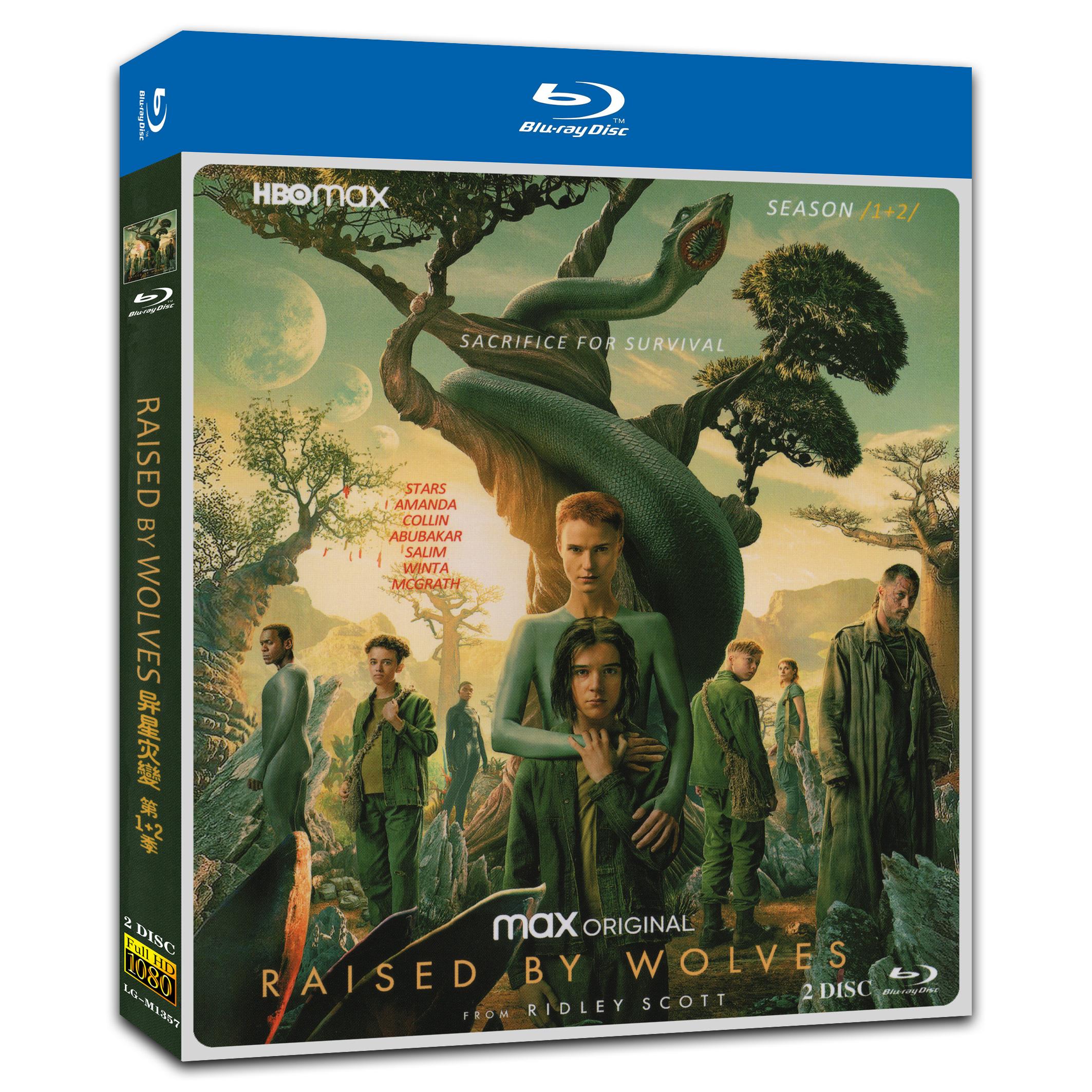 Raised by Wolves Season 1‎+2 2-Disc Movie Box Set for Gift Collection Blu-ray