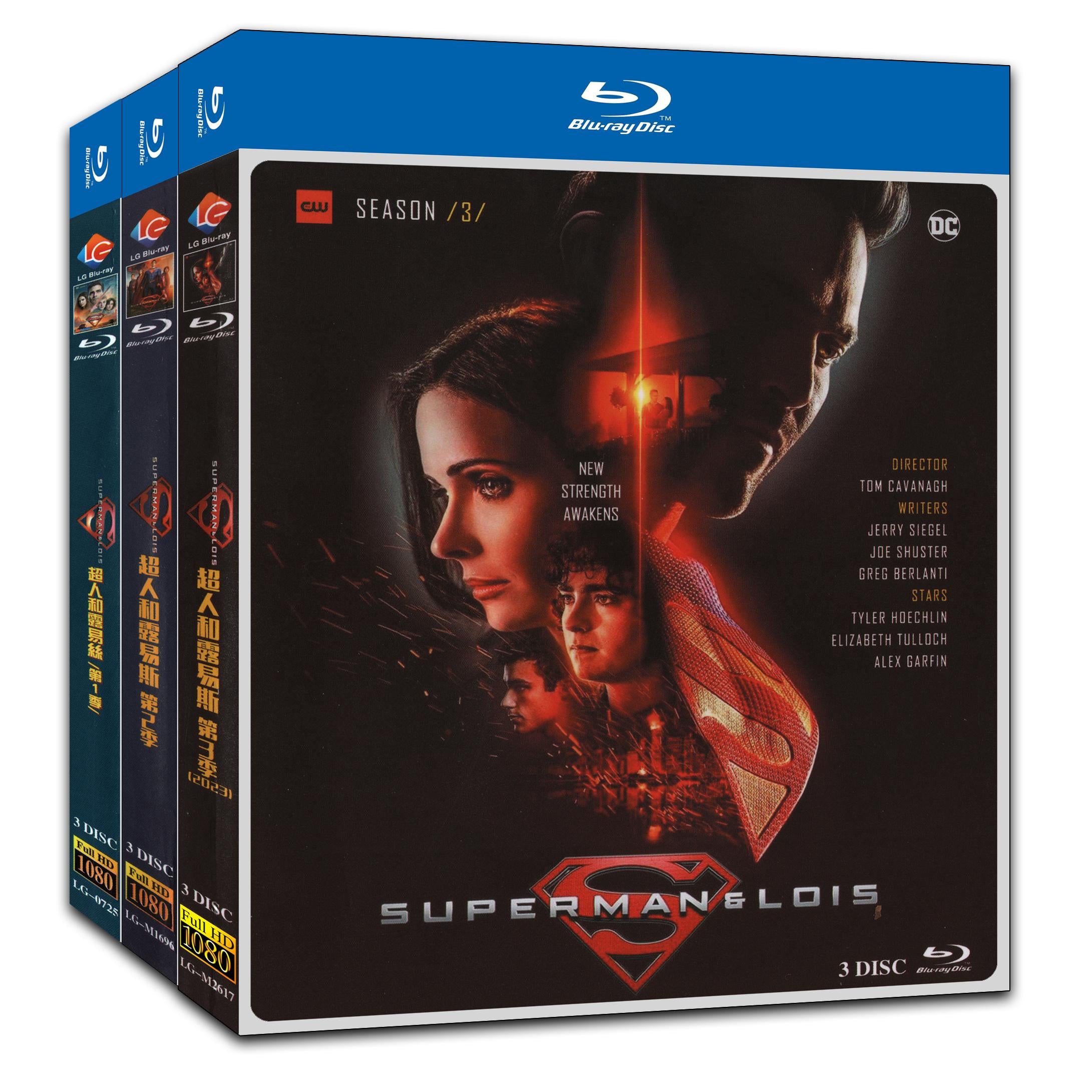 Superman & Lois Season 1-3 9-Disc Movie Box Set for Gift Collection Blu-ray