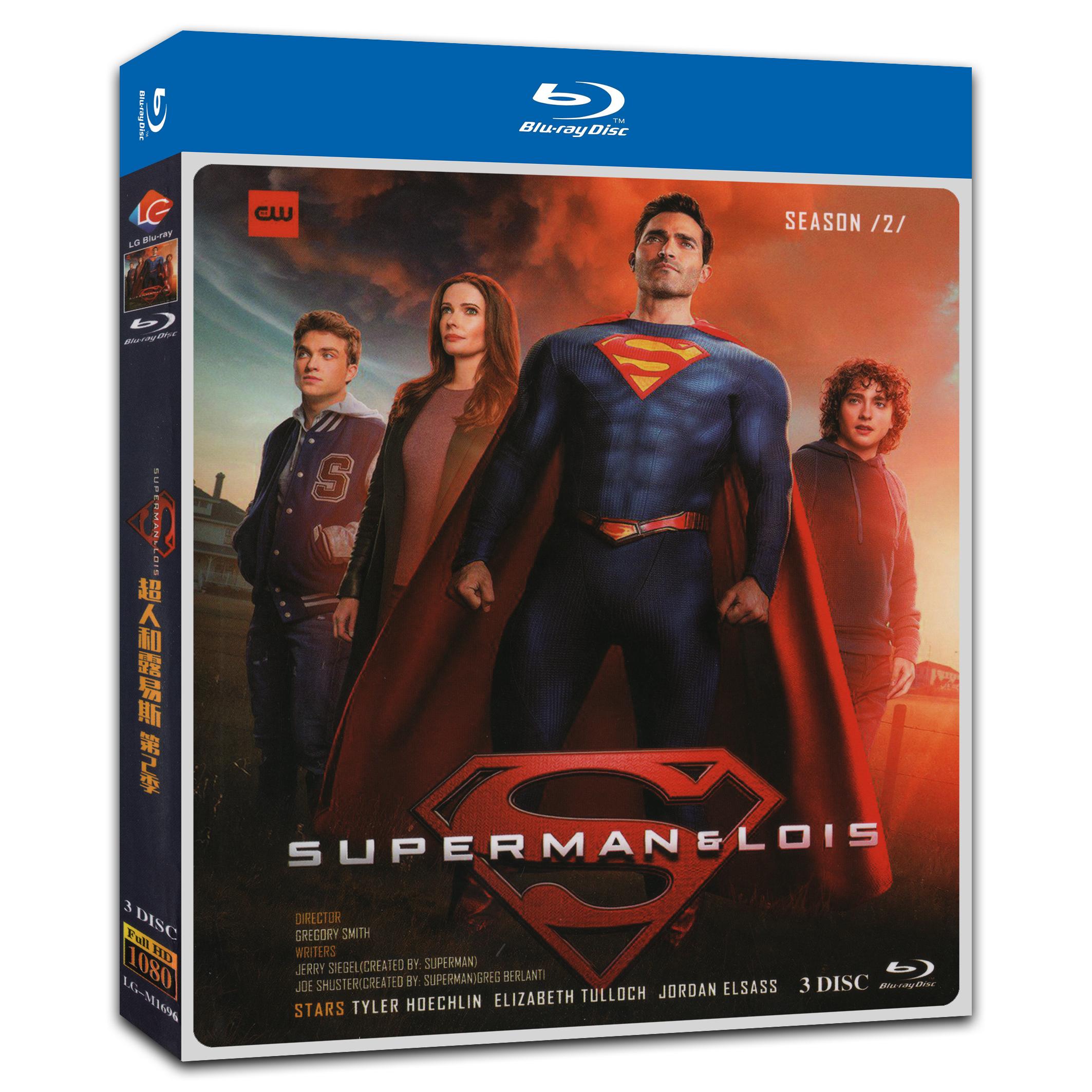 Superman & Lois Season 2‎ (2022) 3-Disc Movie Box Set for Gift Collection Blu-ray