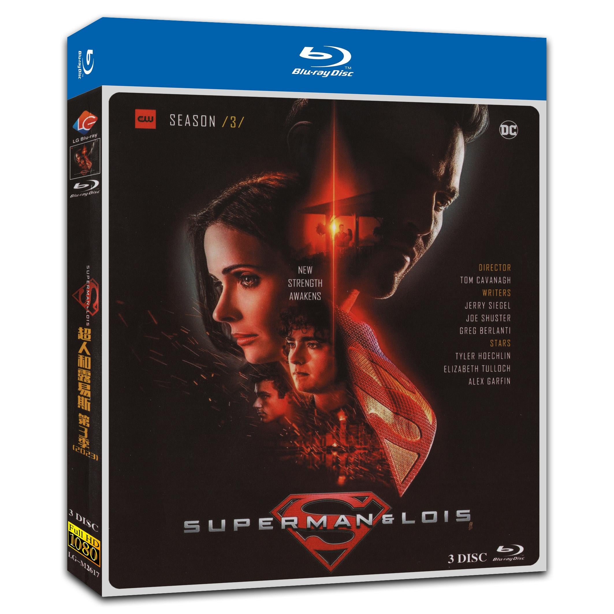 Superman & Lois Season 3‎ (2023) 3-Disc Movie Box Set for Gift Collection Blu-ray