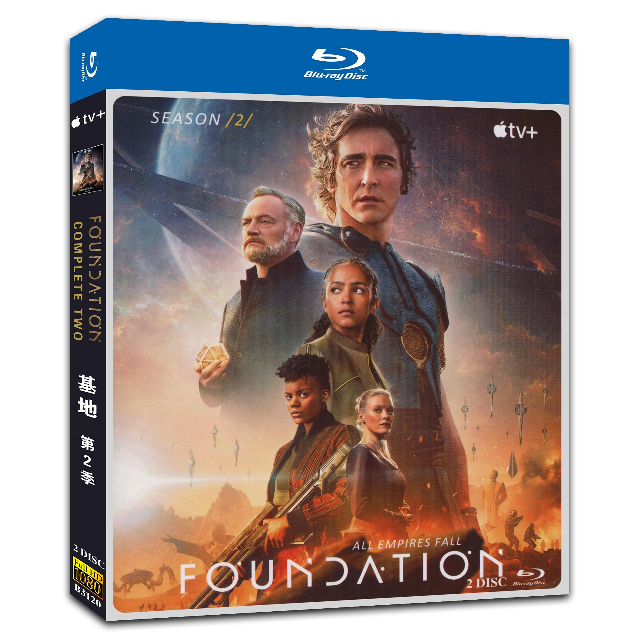 Foundation Season 2‎ (2023) 2-Disc Movie Box Set for Gift Collection Blu-ray