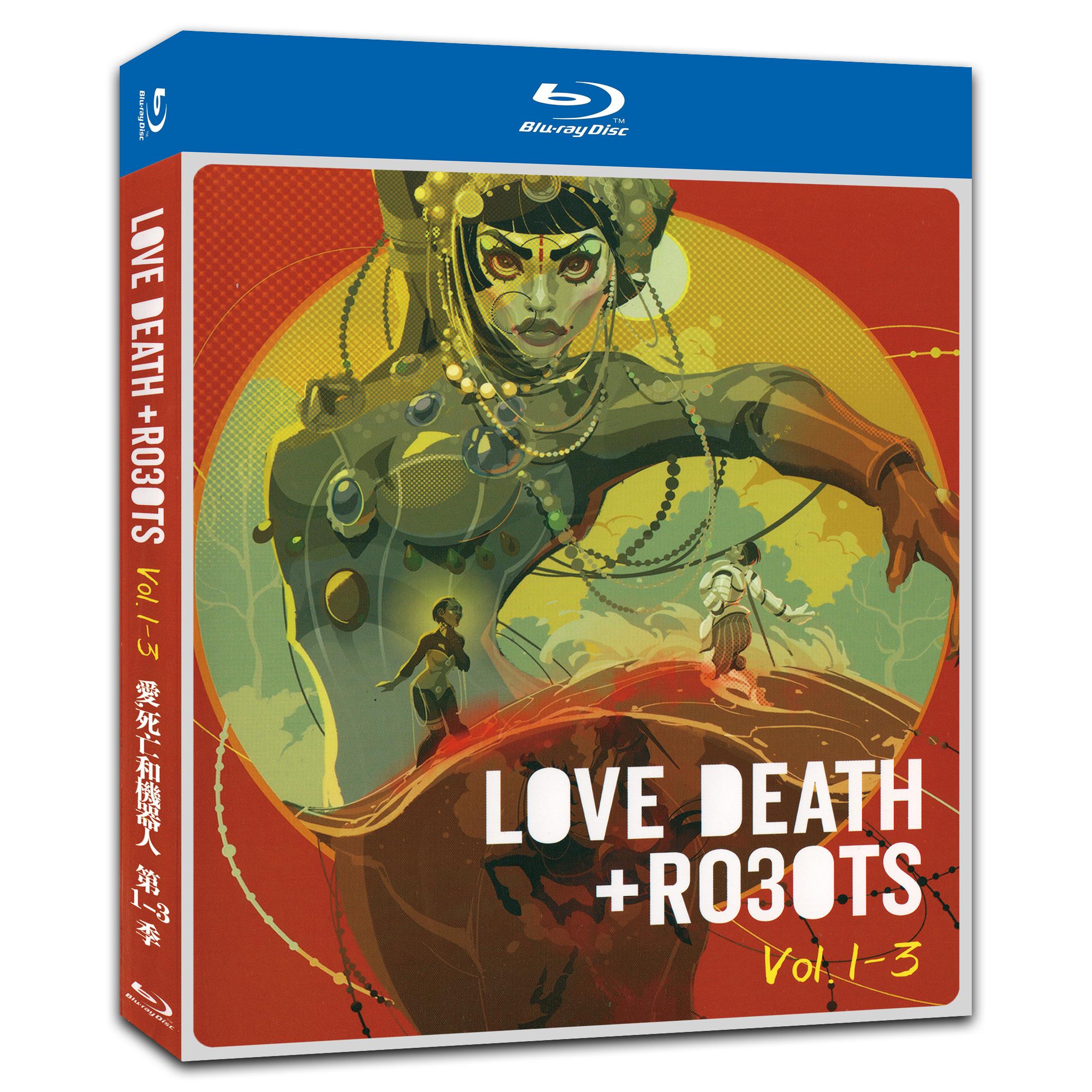 Love Death & Robots Season 1‎-3 3-Disc Movie Box Set for Gift Collection Blu-ray