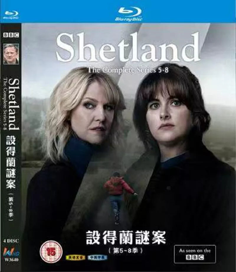 Shetland Season 8‎ (2023) 4-Disc Movie Box Set for Gift Collection Blu-ray