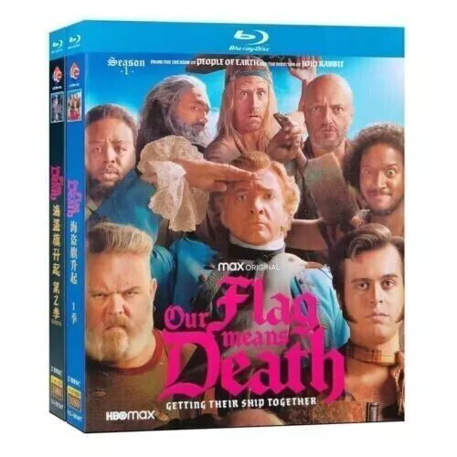 Our Flag Means Death Season 1+2 4-Disc Movie Box Set for Gift Collection Blu-ray