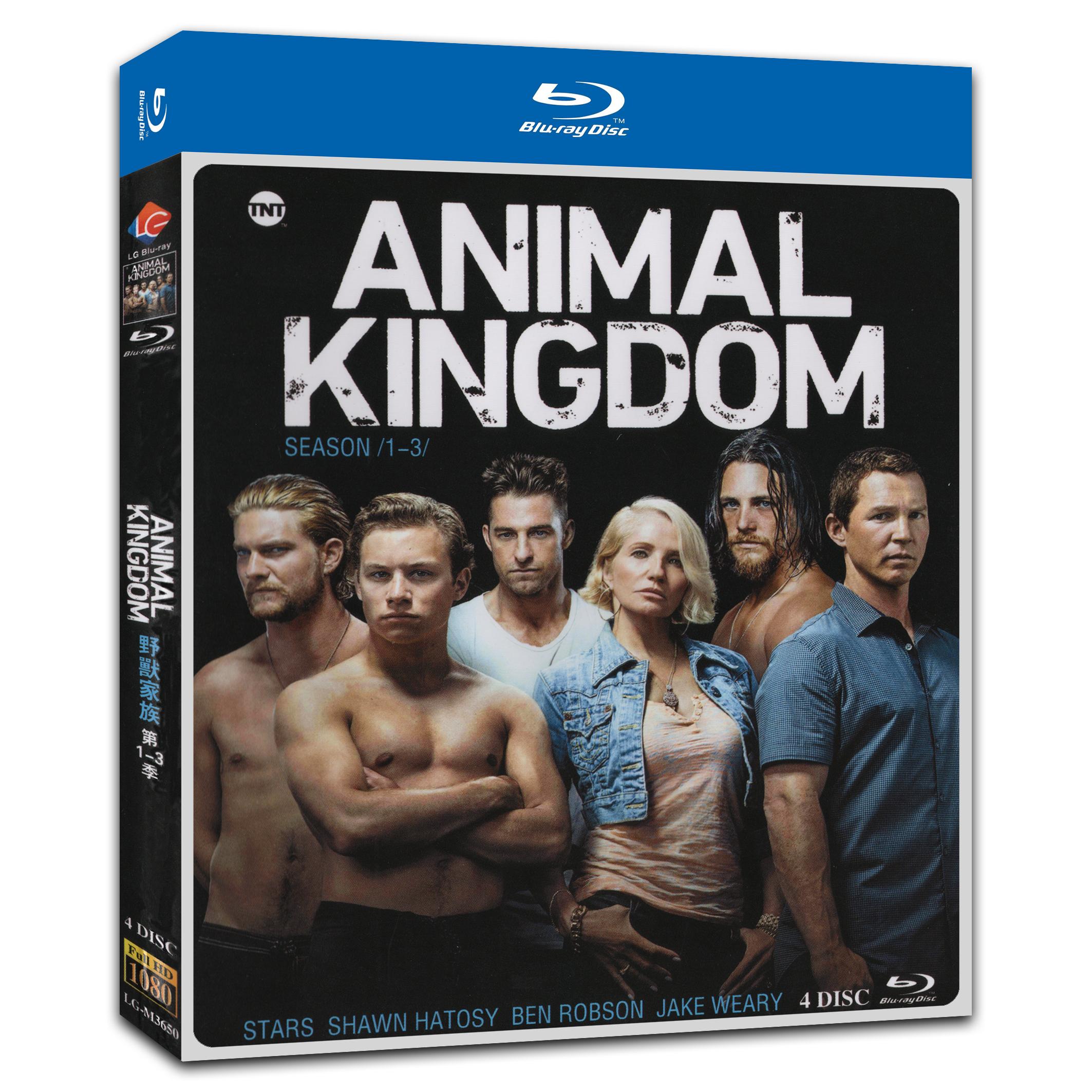 Animal Kingdom Season 1‎-3 4-Disc Movie Box Set for Gift Collection Blu-ray