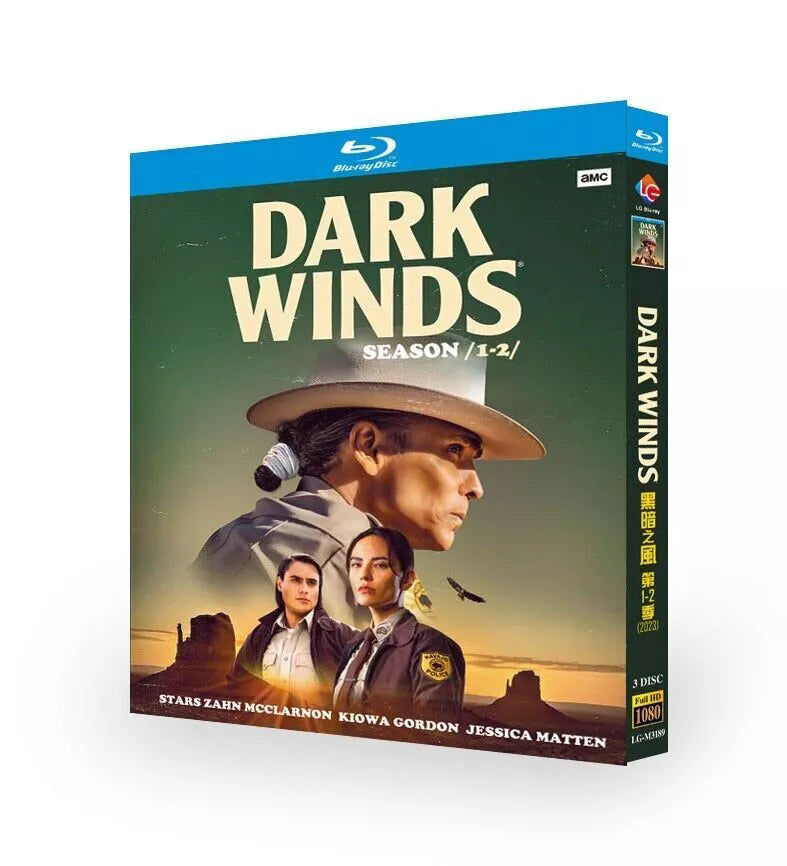 Dark Winds Season 1‎+2 3-Disc Movie Box Set for Gift Collection Blu-ray