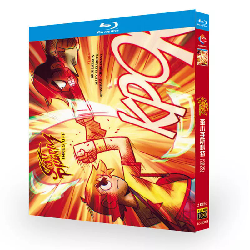 Scott Pilgrim Takes Off‎ (2023) 2-Disc Movie Box Set for Gift Collection Blu-ray