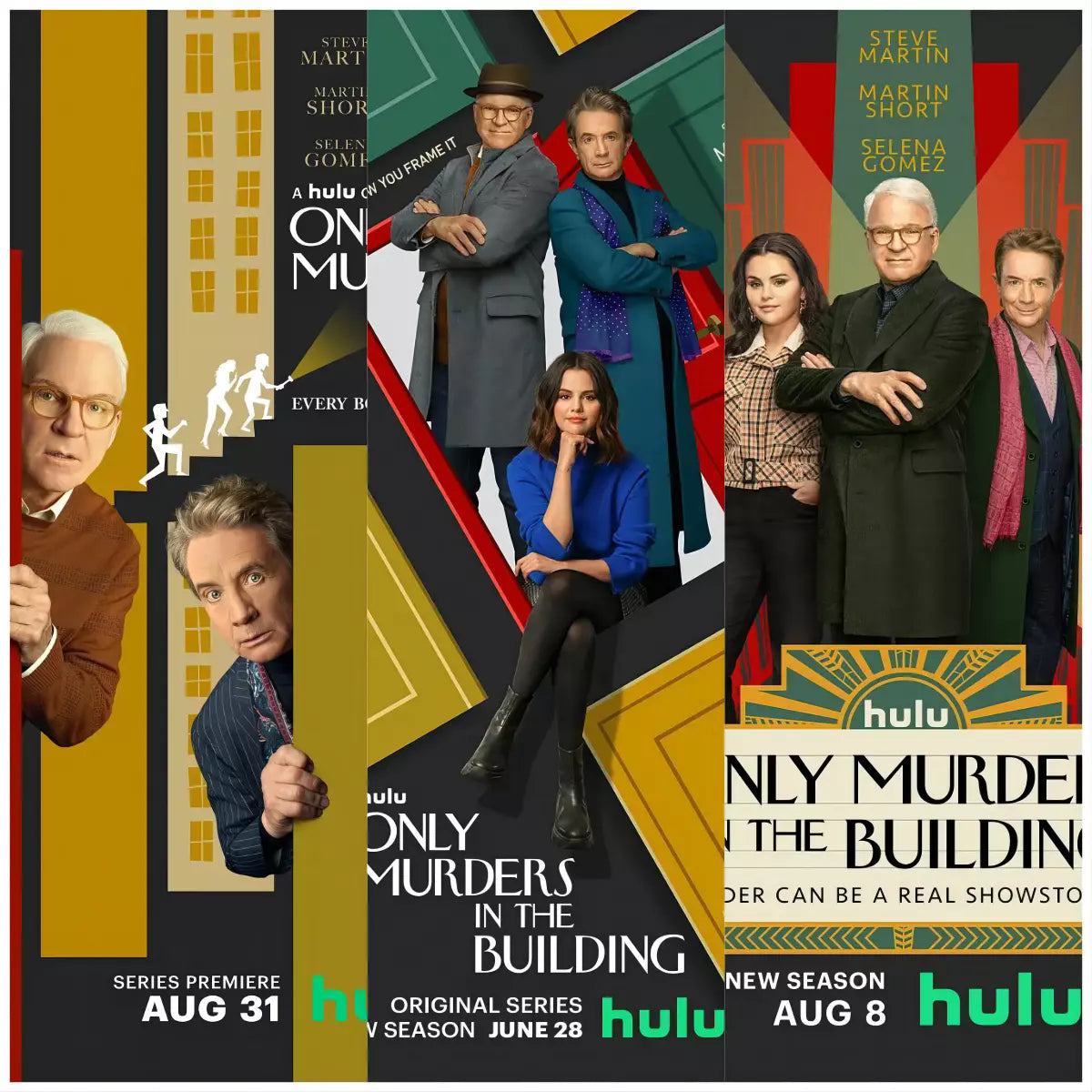 Only Murders in the Building Season 1‎-3 6-Disc Movie Box Set for Gift Collection Blu-ray