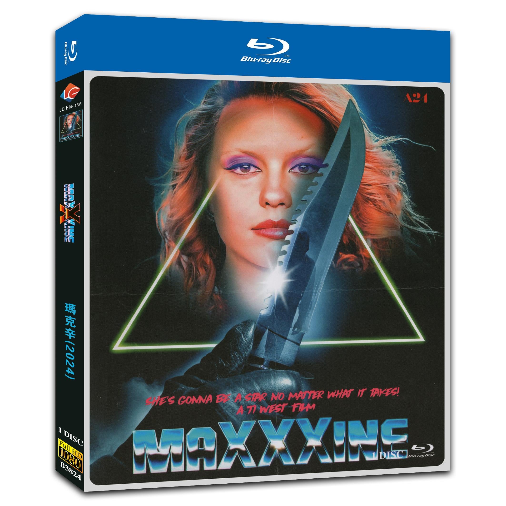 MaXXXine‎ (2024) 1-Disc Movie Box Set for Gift Collection Blu-ray