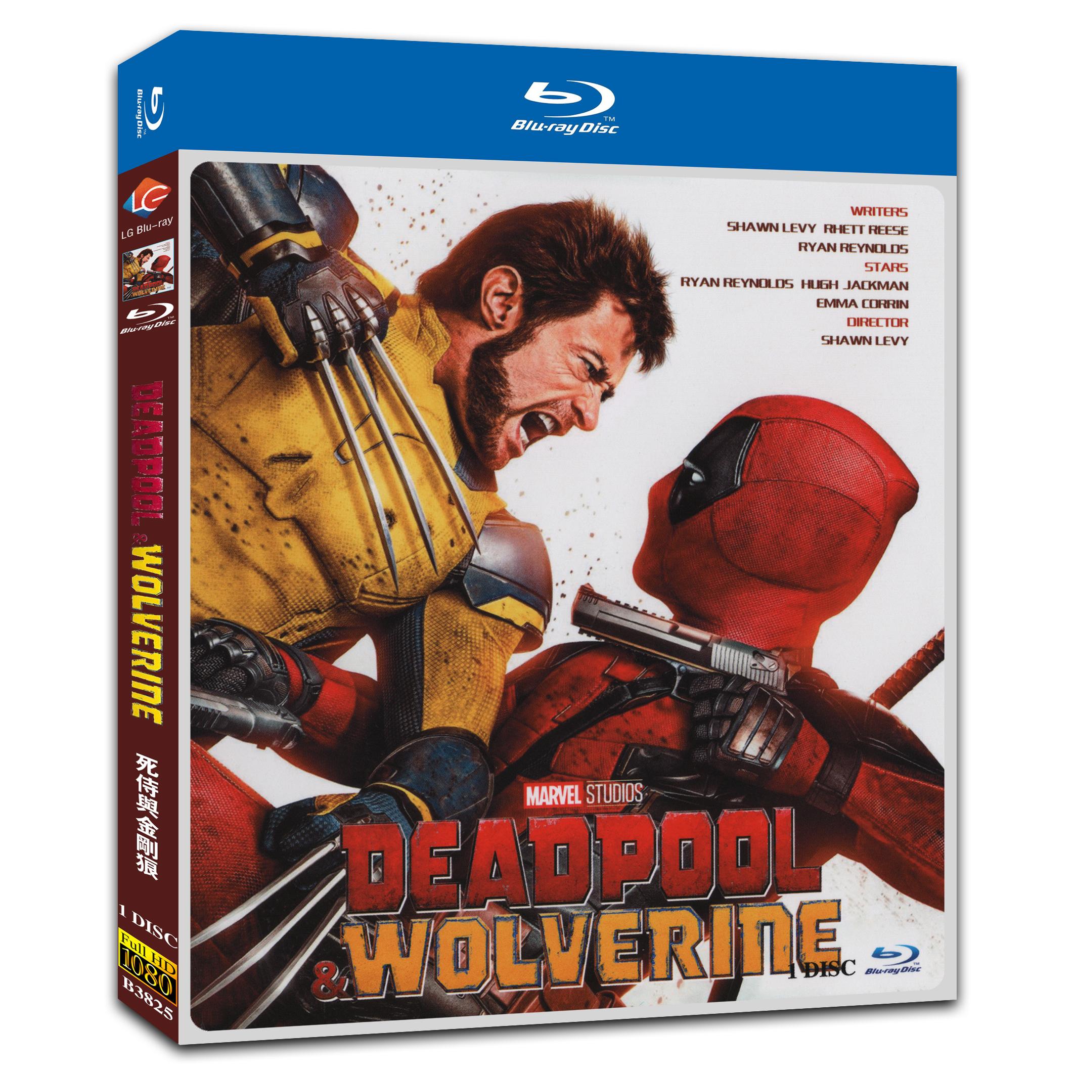 Deadpool & Wolverine‎ (2024) 1-Disc Movie Box Set for Gift Collection Blu-ray