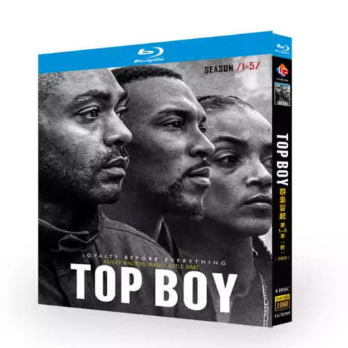 Top Boy Season 1-5 4-Disc Movie Box Set for Gift Collection Blu-ray
