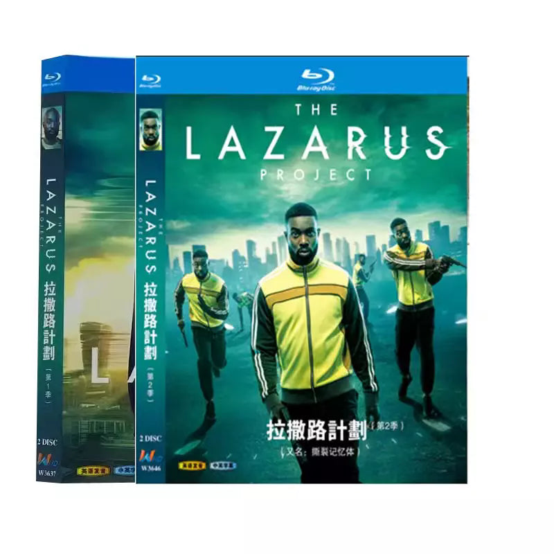 The Lazarus Project Season 1‎+2 4-Disc Movie Box Set for Gift Collection Blu-ray