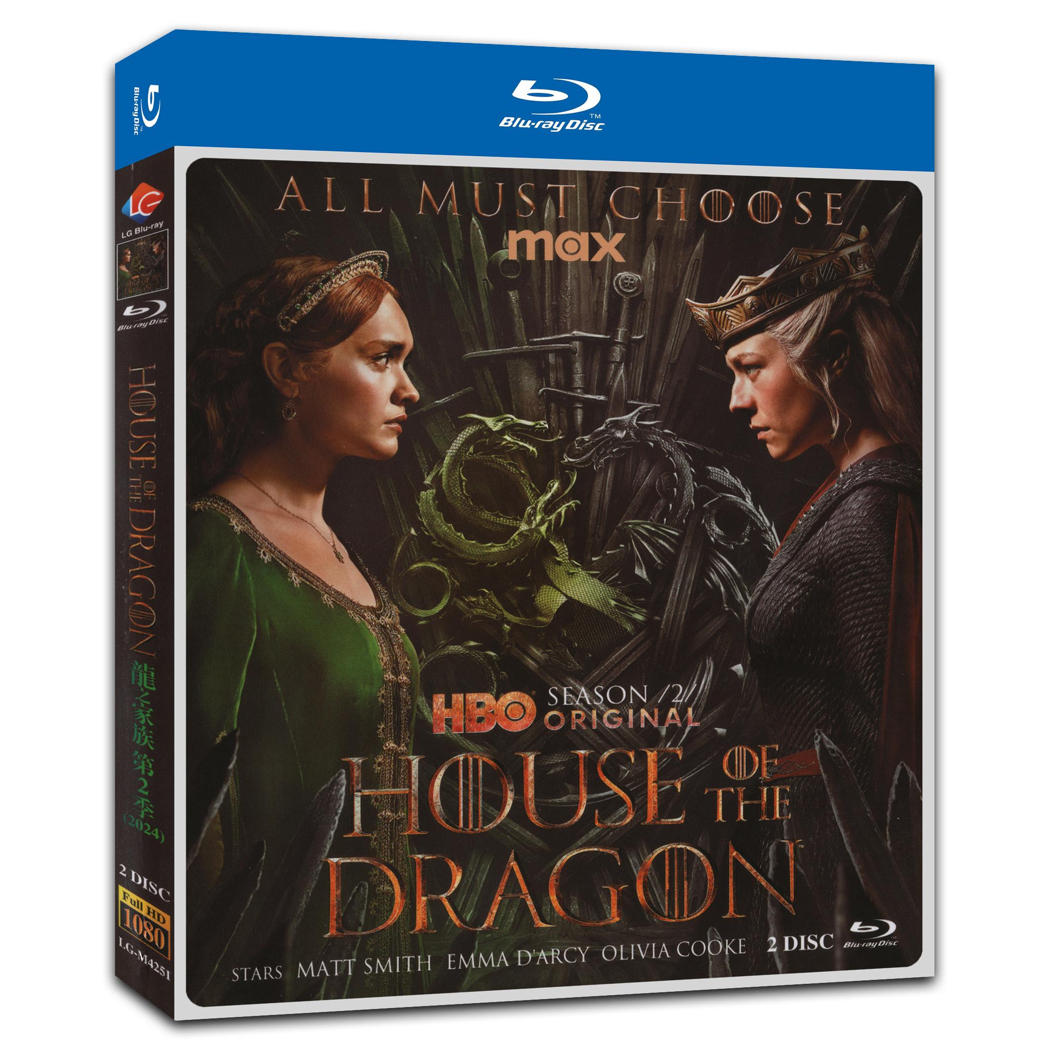 House of the Dragon Season 2‎ (2024) 2-Disc Movie Box Set for Gift Collection Blu-ray