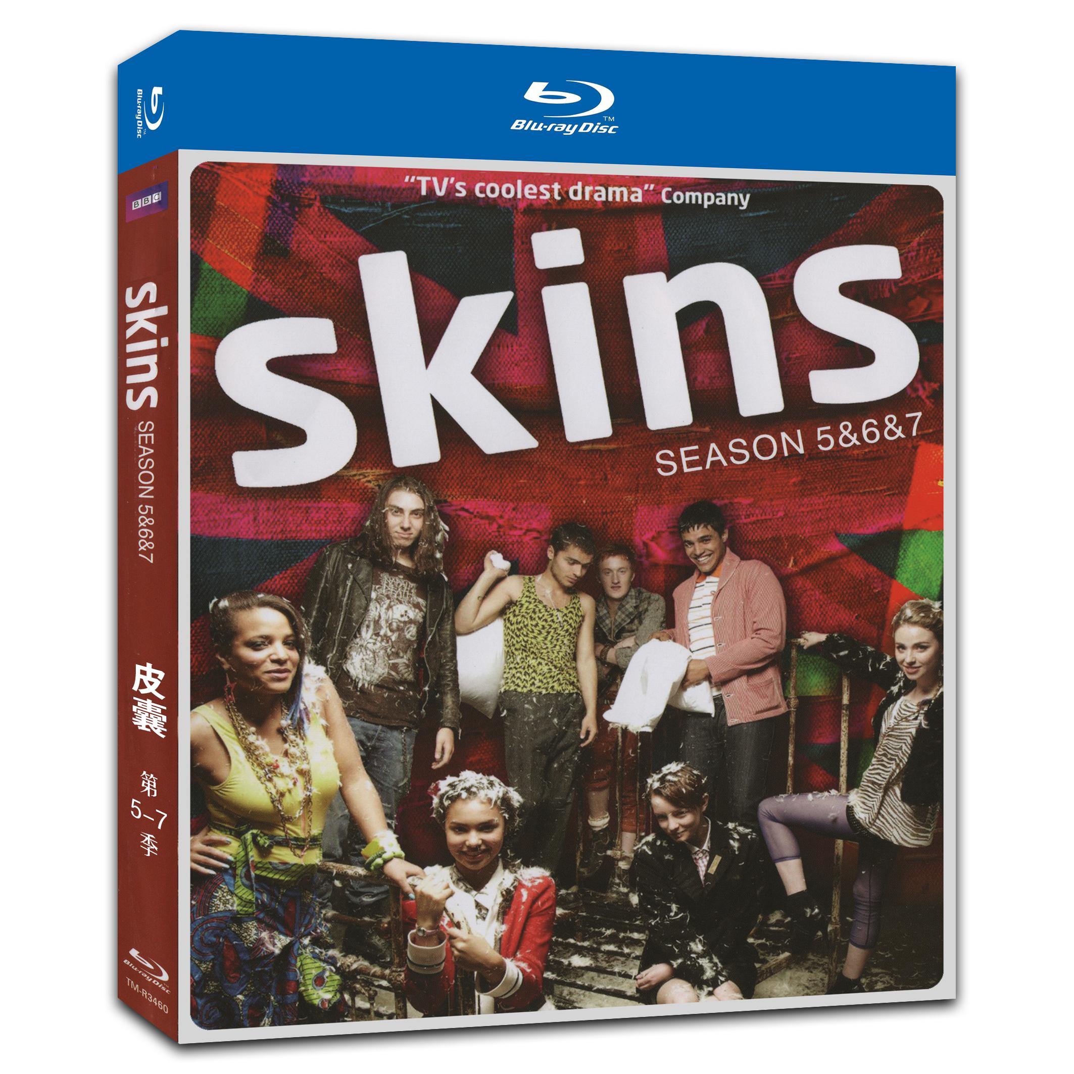 Skins Season 5-7 4-Disc Movie Box Set for Gift Collection Blu-ray
