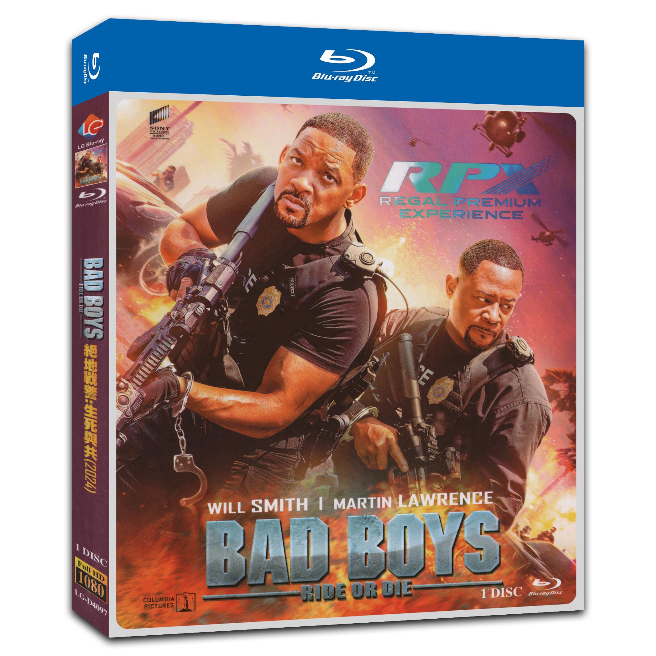 Bad Boys: Ride or Die‎ (2024) 1-Disc Movie Box Set for Gift Collection Blu-ray