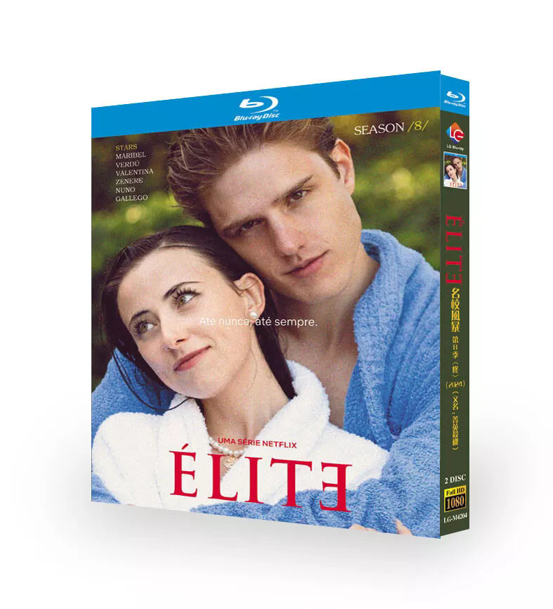 Élite Season 8‎ (2024) 2-Disc Movie Box Set for Gift Collection Blu-ray