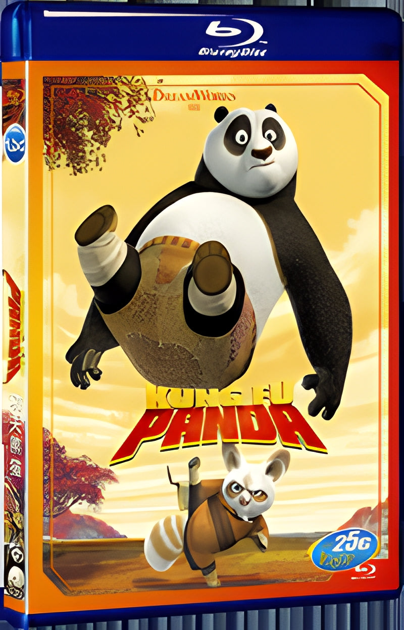 2008 Kung Fu Panda 1080P for Gift 1-Disc All RegionPlay Seal Box Blu-ray