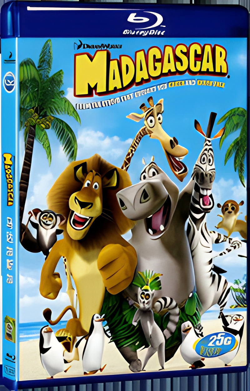 2005 Madagascar 1080P for Gift 1-Disc All RegionPlay Seal Box Blu-ray