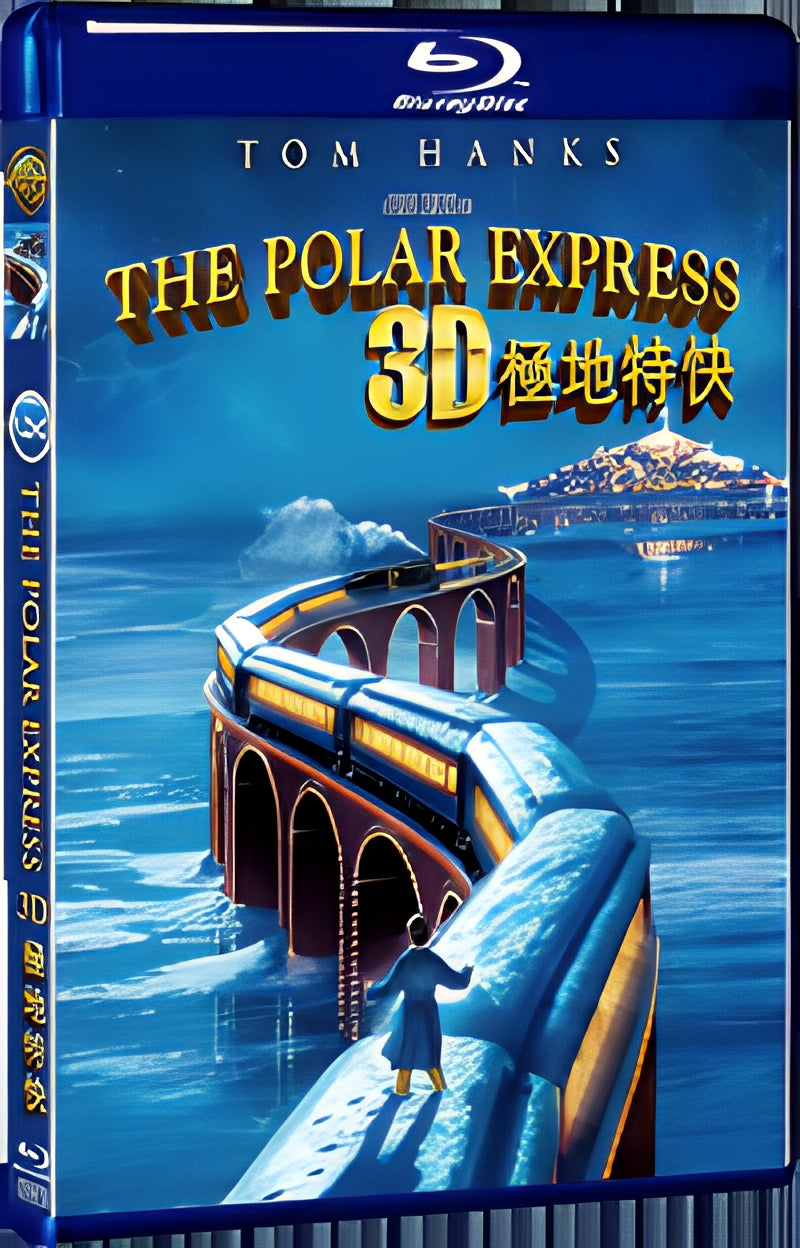 2004 3D The Polar Express 1080P for Gift 1-Disc All RegionPlay Seal Box Blu-ray