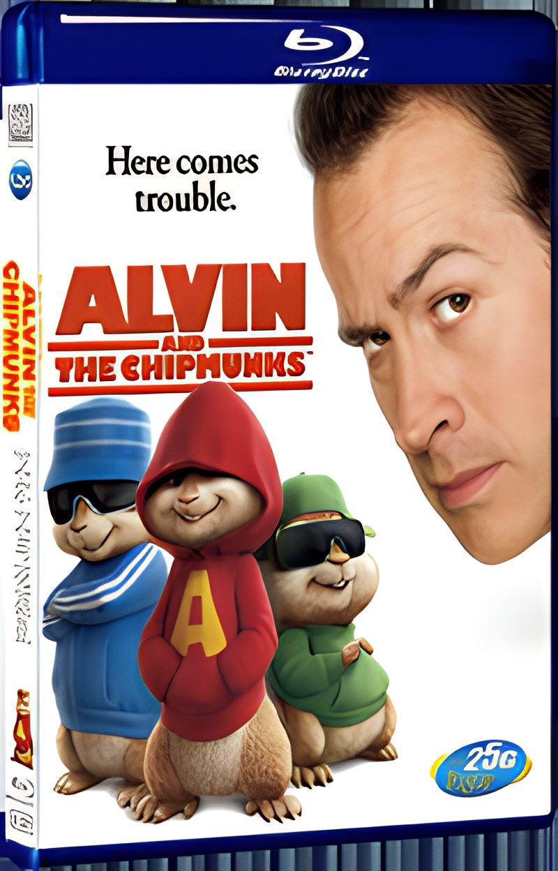 2007 Alvin and the Chipmunks 1080P for Gift 1-Disc All RegionPlay Seal Box Blu-ray