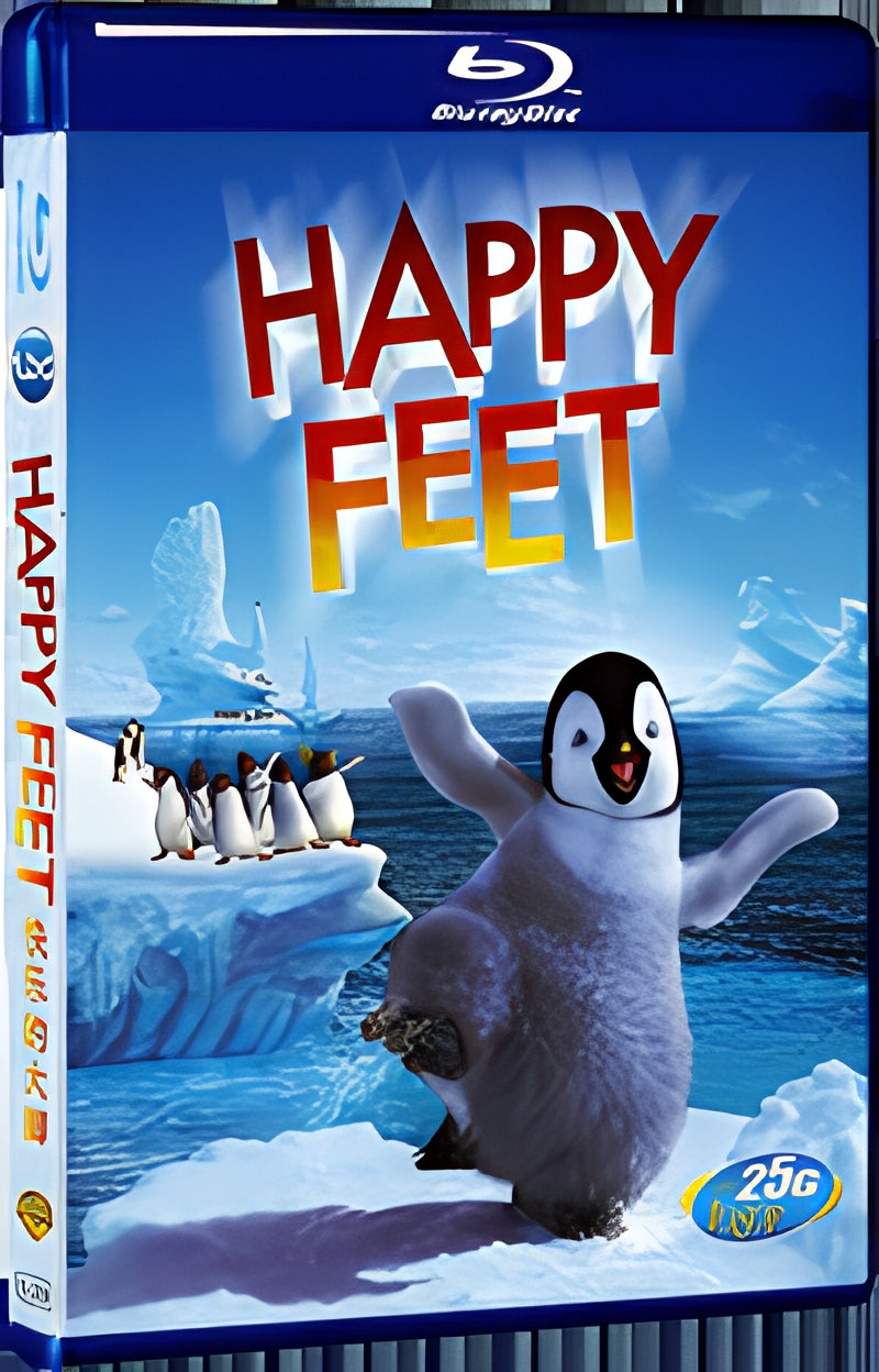 2006 Happy Feet 1080P for Gift 1-Disc All RegionPlay Seal Box Blu-ray