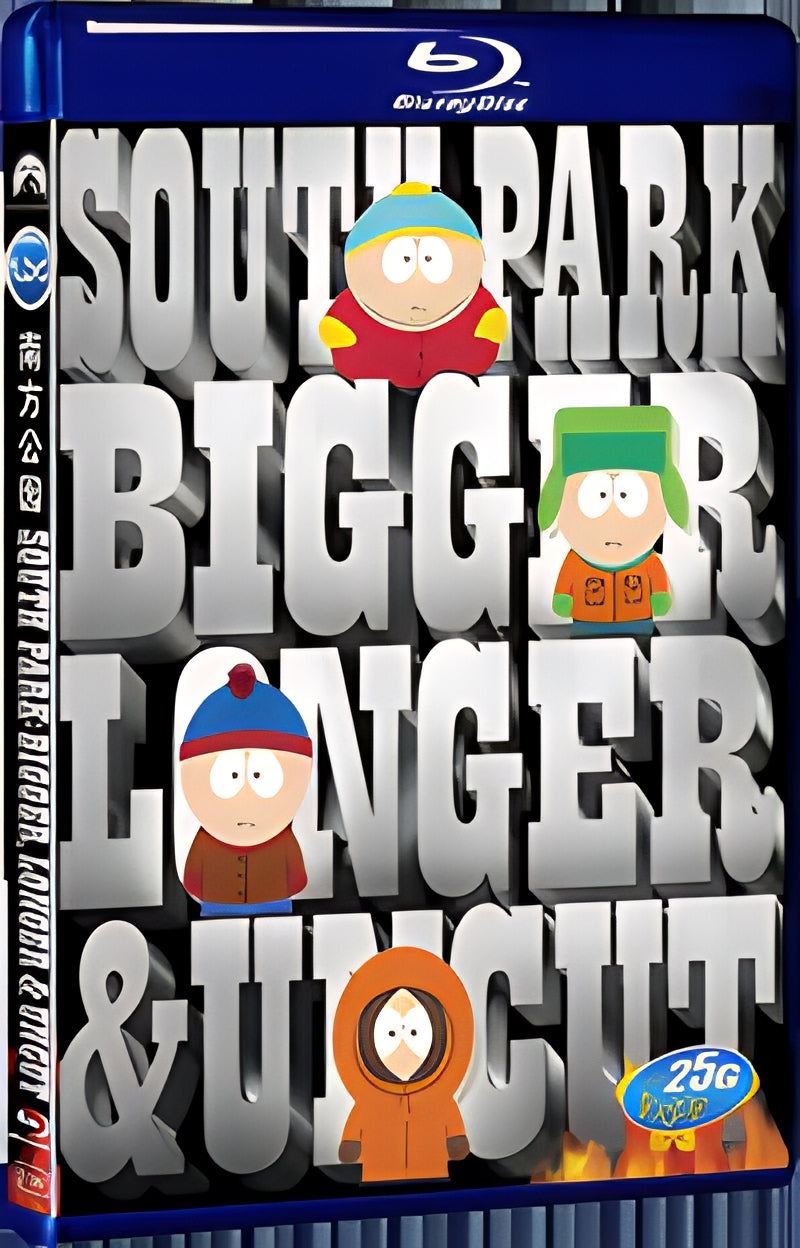 1999 South Park: Bigger Longer & Uncut 1080P for Gift 1-Disc All RegionPlay Seal Box Blu-ray