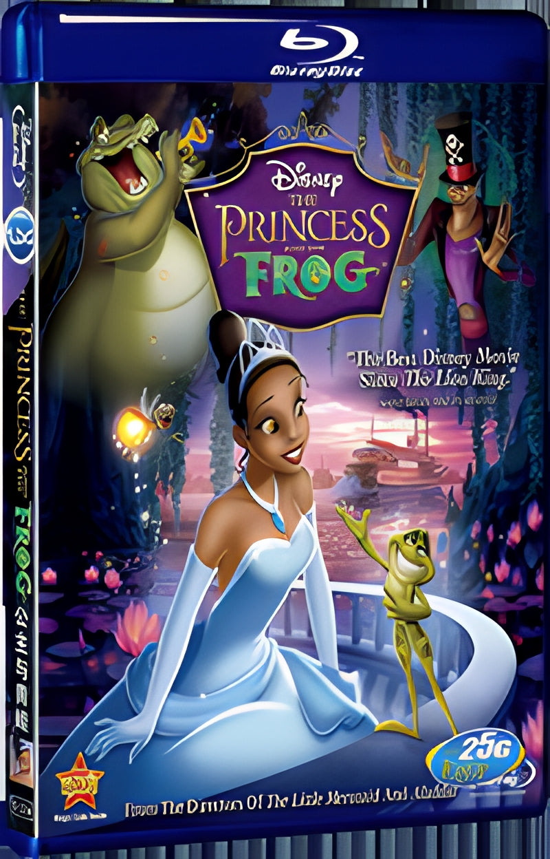 2009 The Princess and the Frog 1080P for Gift 1-Disc All RegionPlay Seal Box Blu-ray