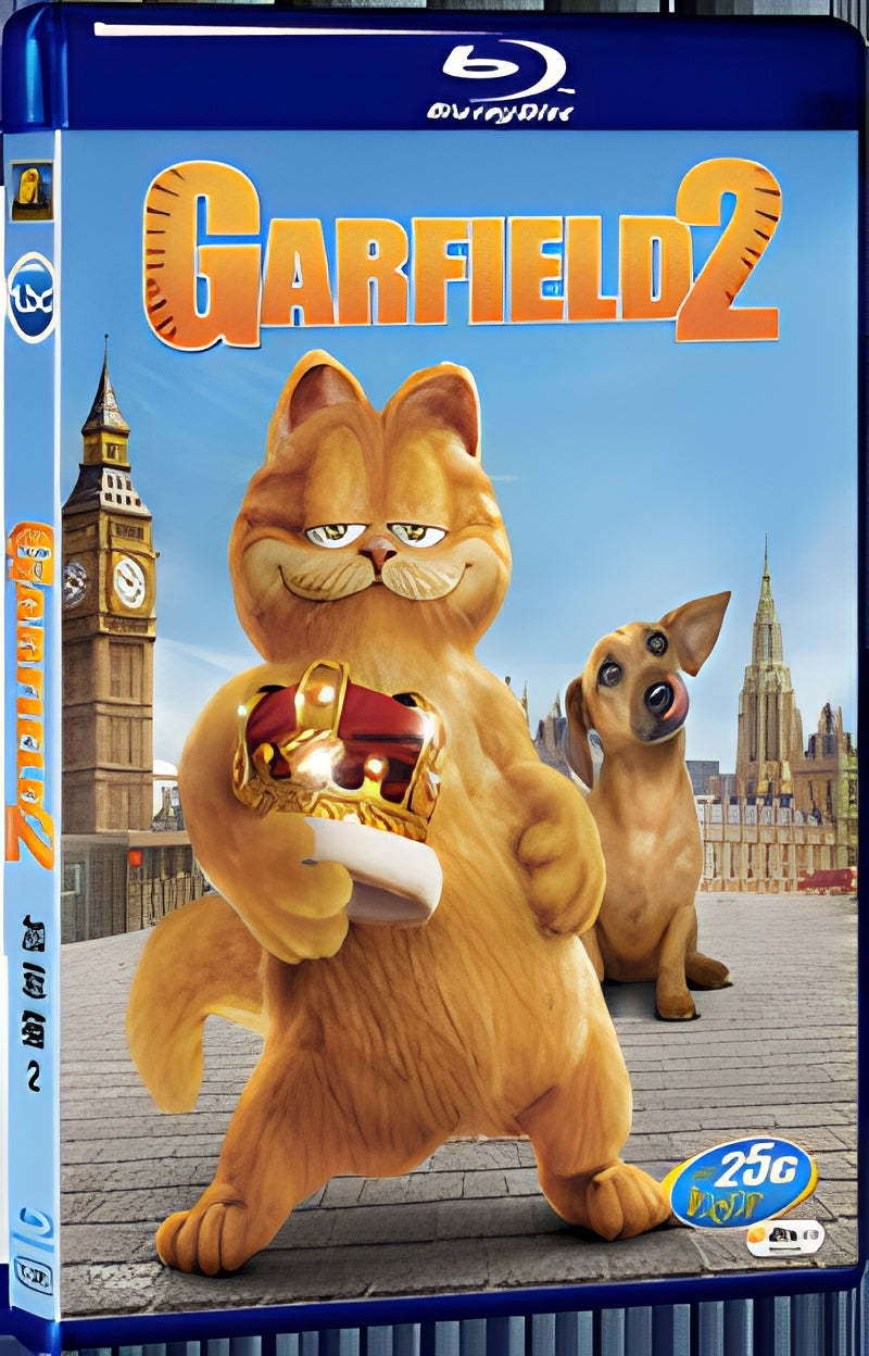2006 Garfield 2 1080P for Gift 1-Disc All RegionPlay Seal Box Blu-ray